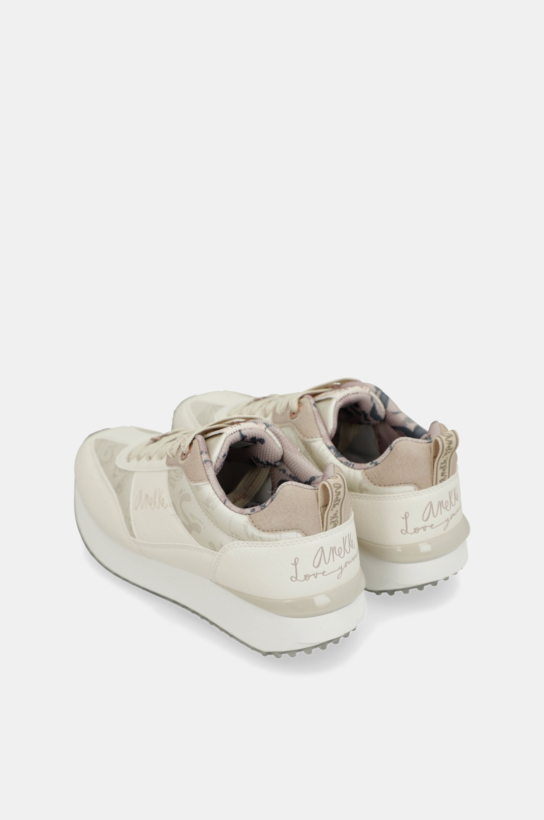Scarpe sportive bianco suola multicolore