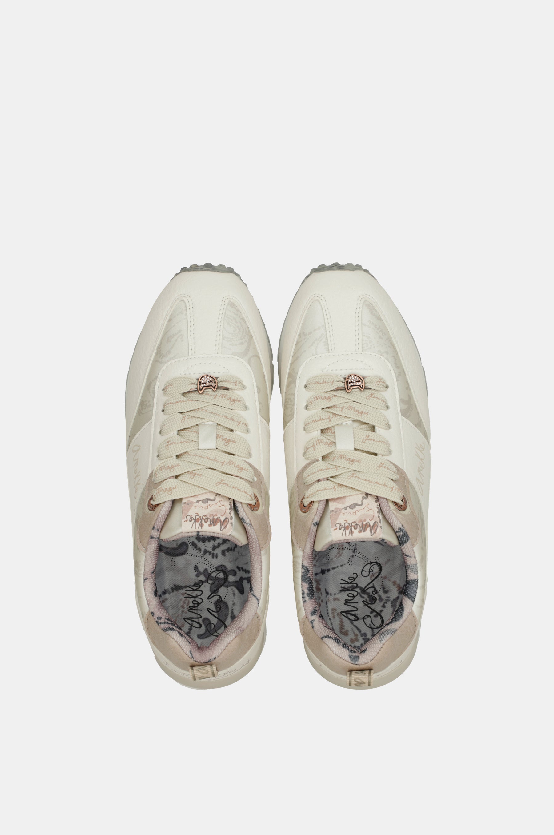 Scarpe sportive bianco suola multicolore