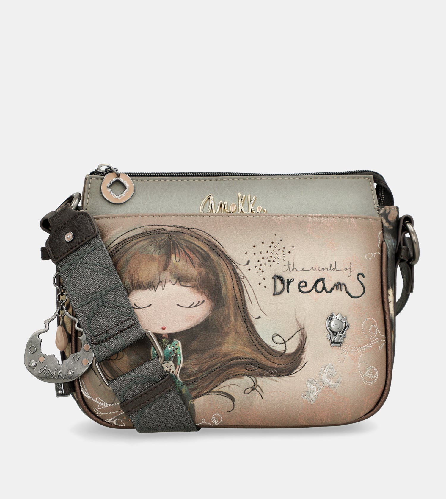 Tracolla media 3 scomparti Real