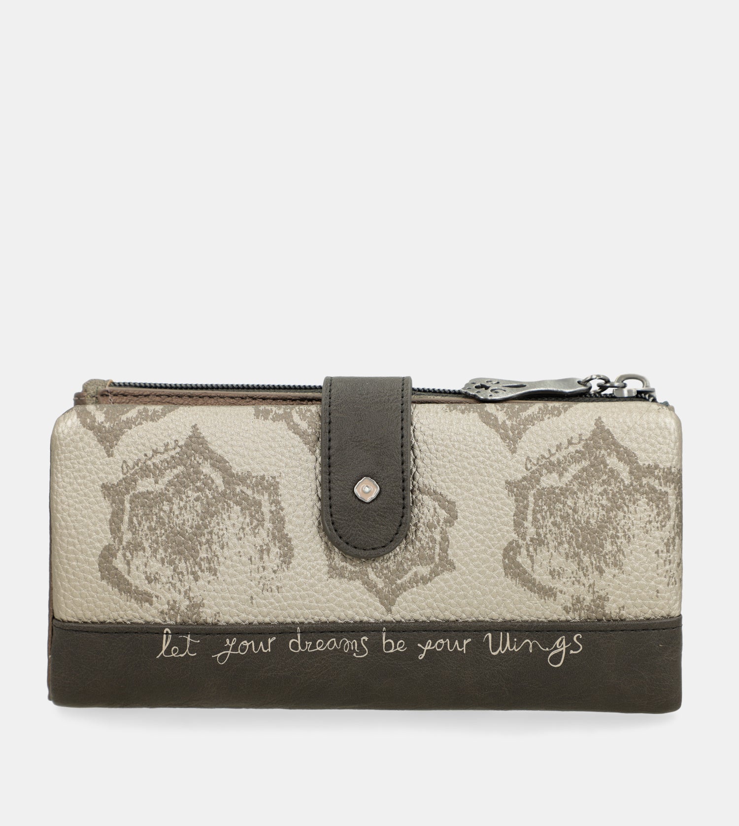 Portafogli grande flessibile RFID Real