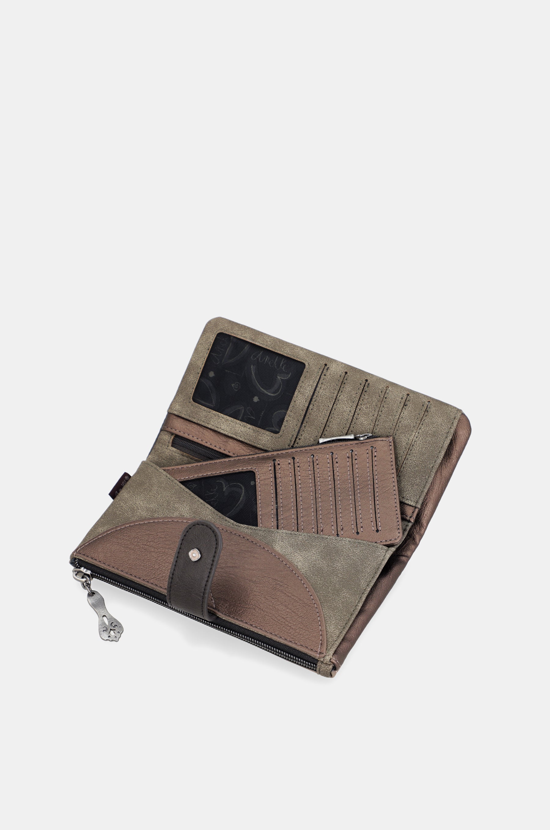 Portafogli grande flessibile RFID Real