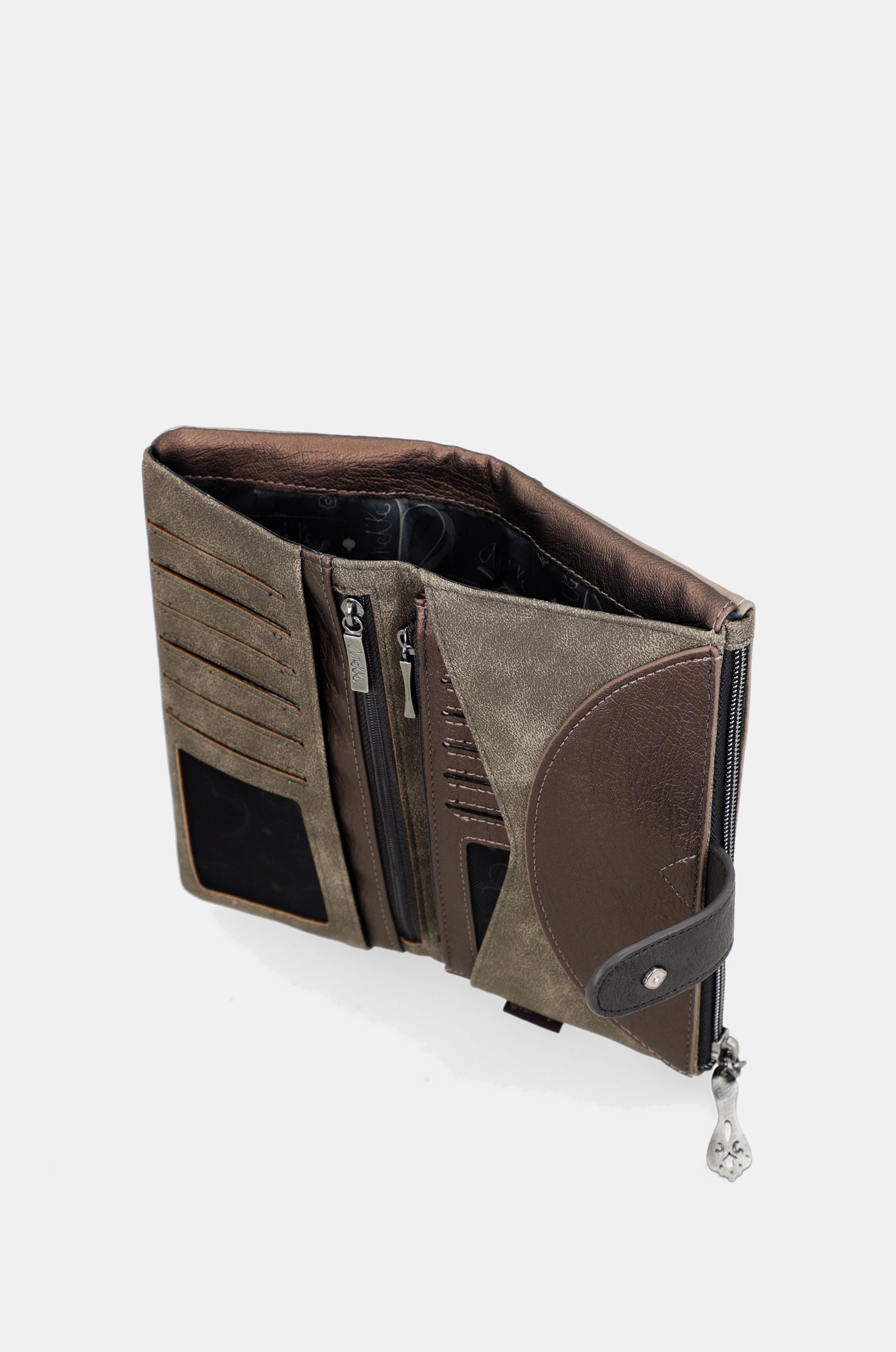Portafogli grande flessibile RFID Real
