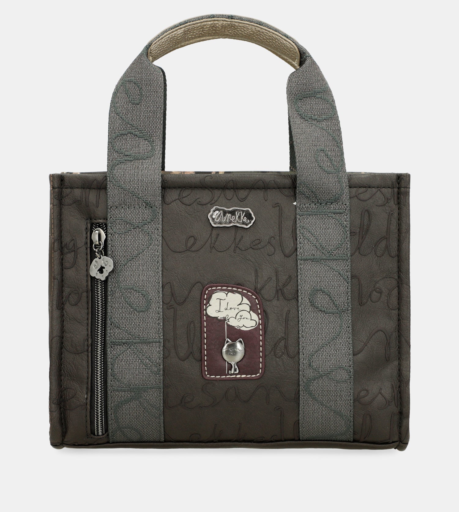 Borsa piccola con manici Manifesto