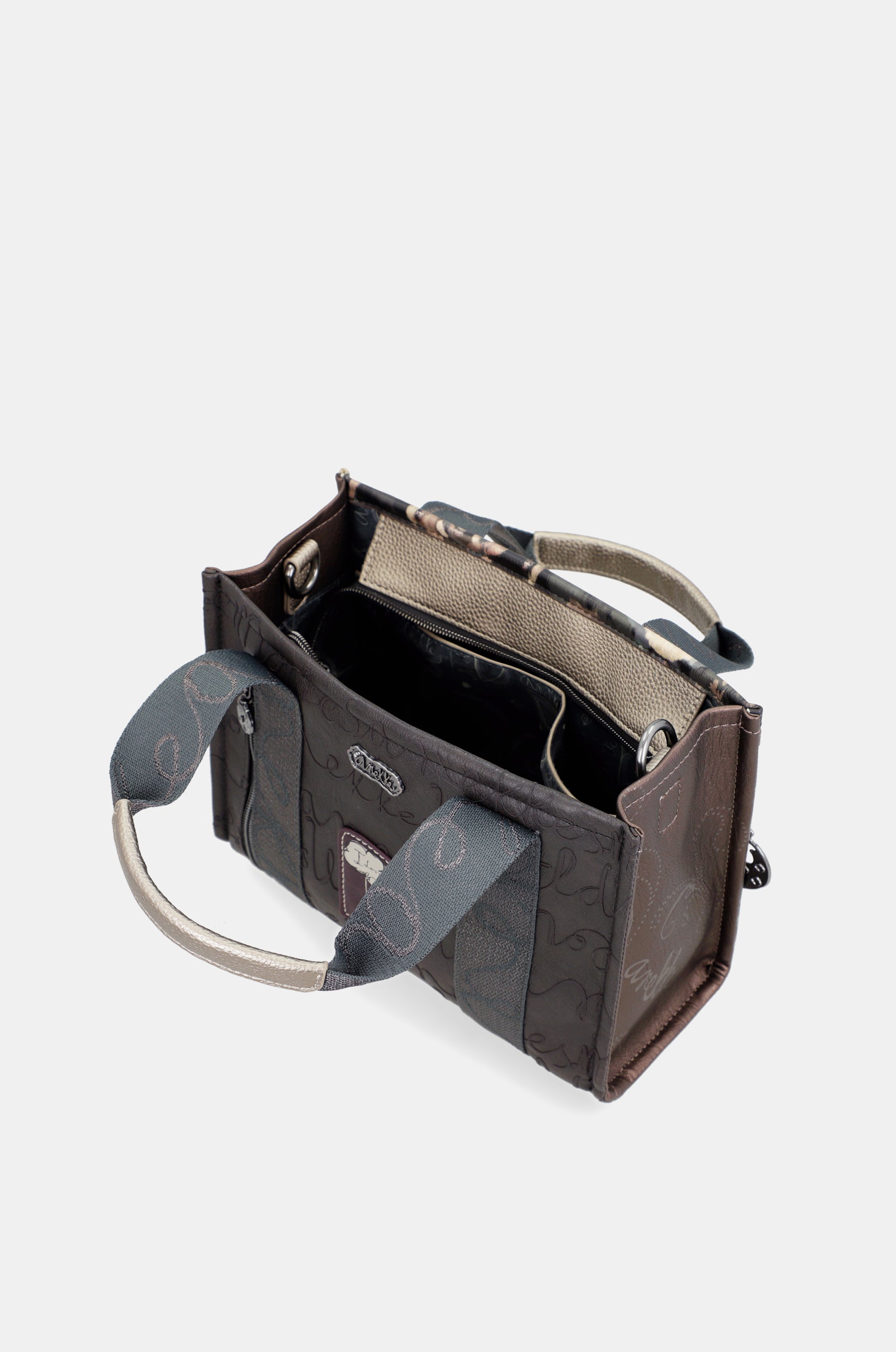 Borsa piccola con manici Manifesto