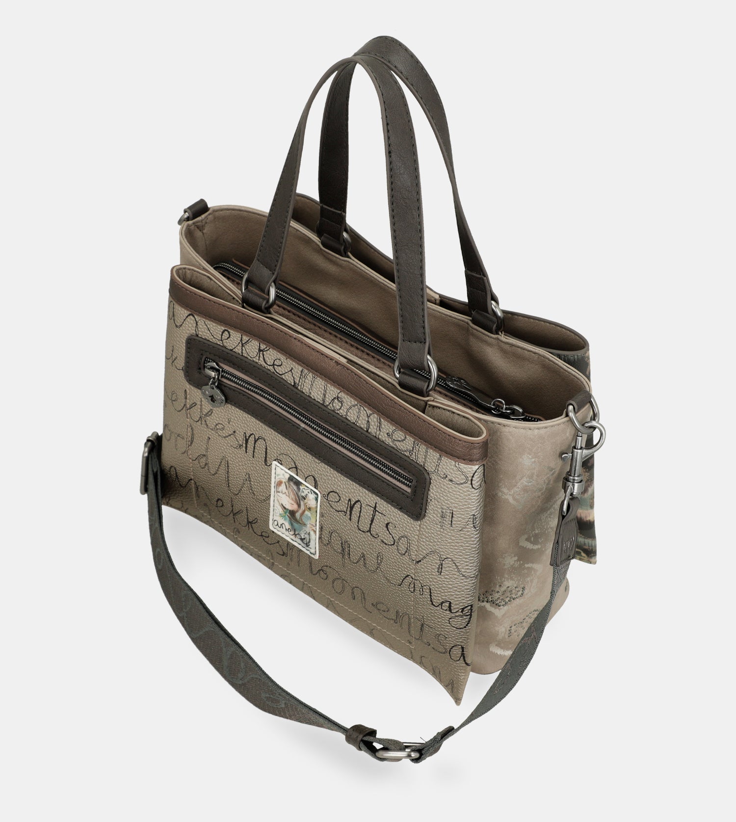 Borsa a mano con tracolla Manifesto