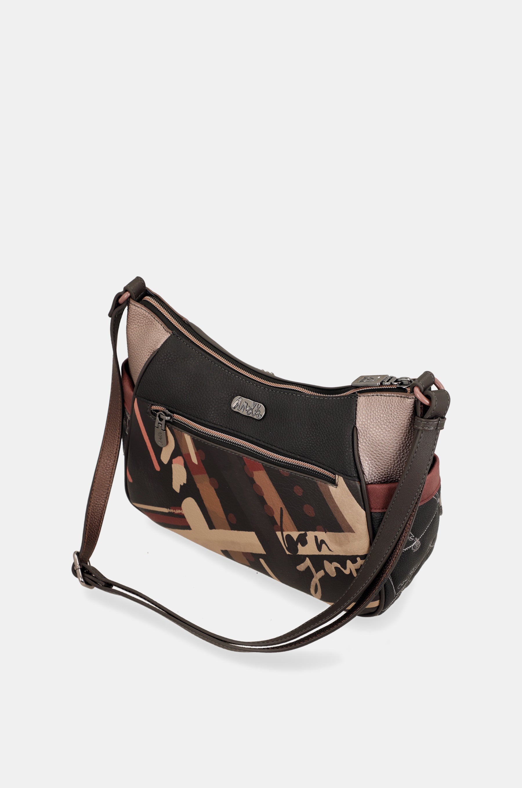 Borsa a spalla con tracolla grande Mademoiselle