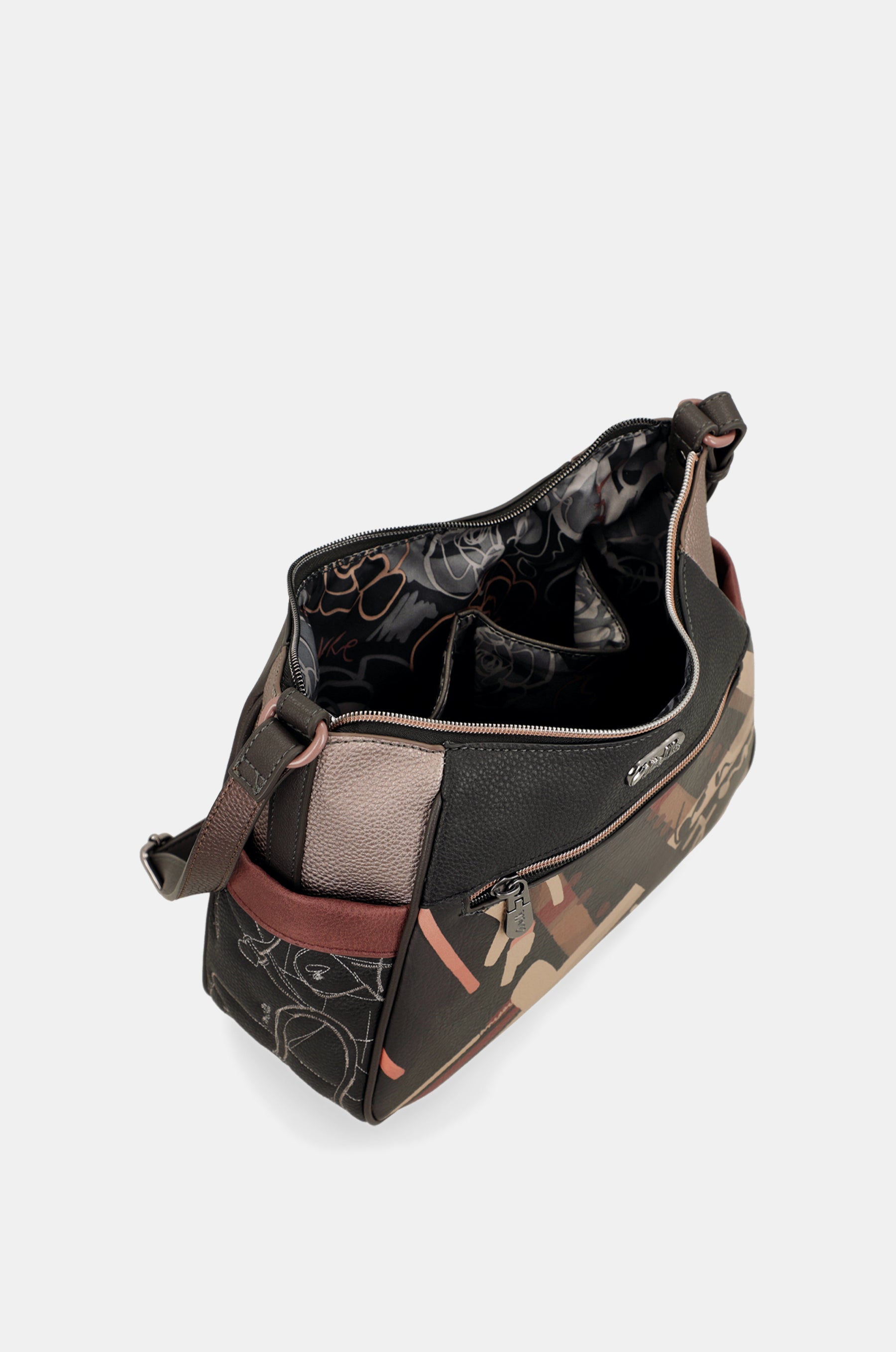 Borsa a spalla con tracolla grande Mademoiselle