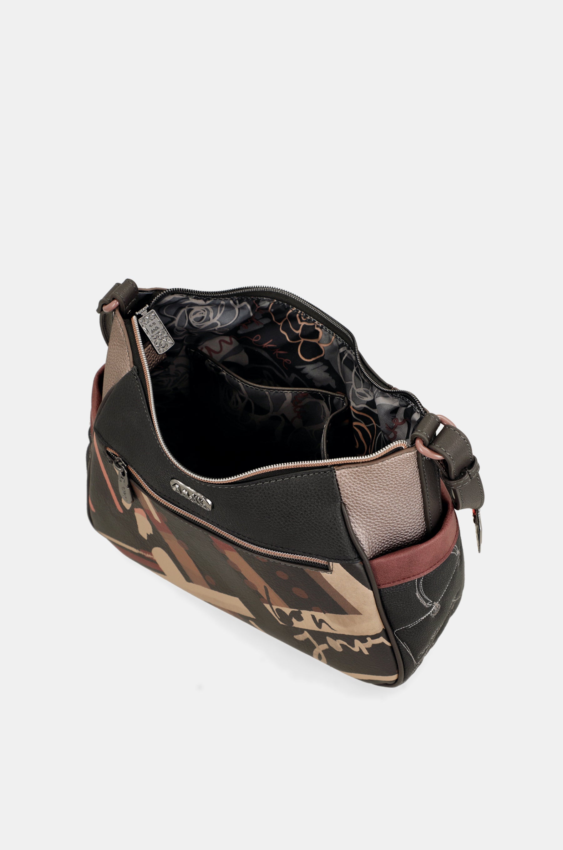 Borsa a spalla con tracolla grande Mademoiselle