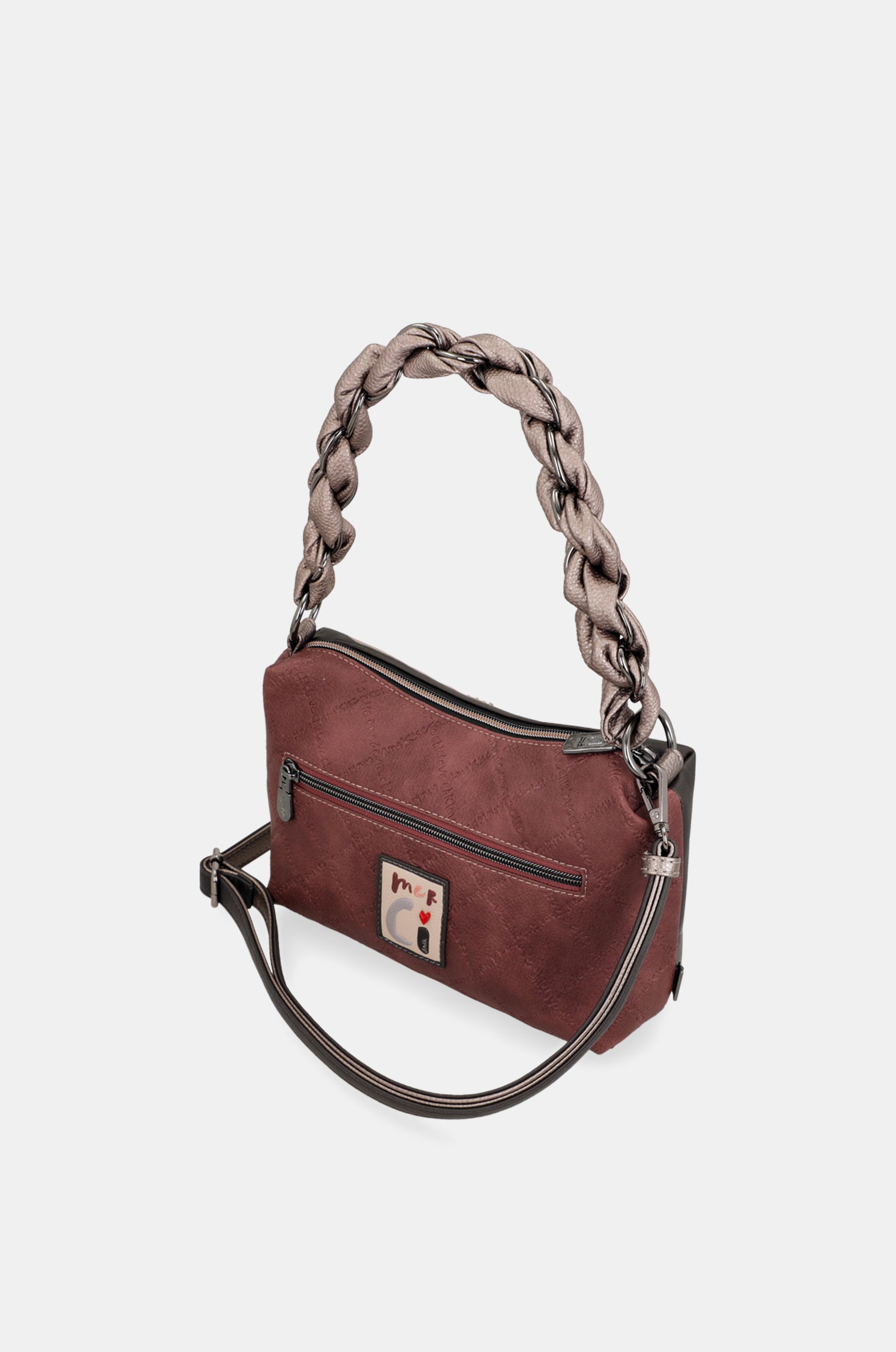 Borsa manico corto e tracolla Mademoiselle