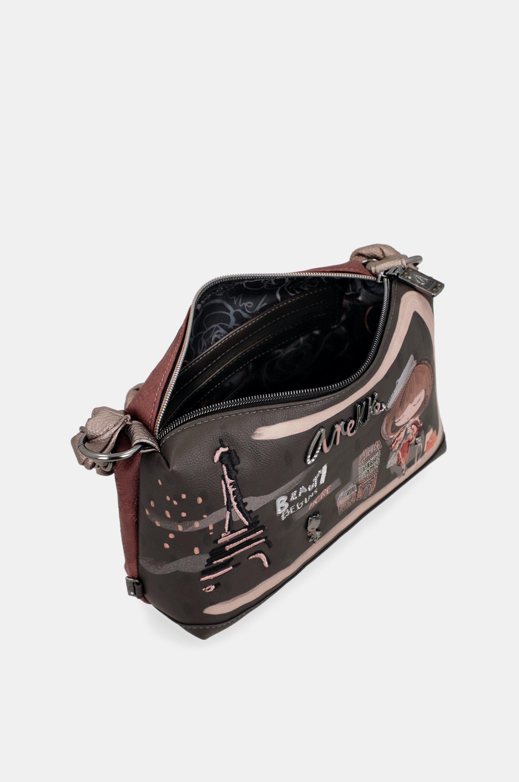 Borsa manico corto e tracolla Mademoiselle