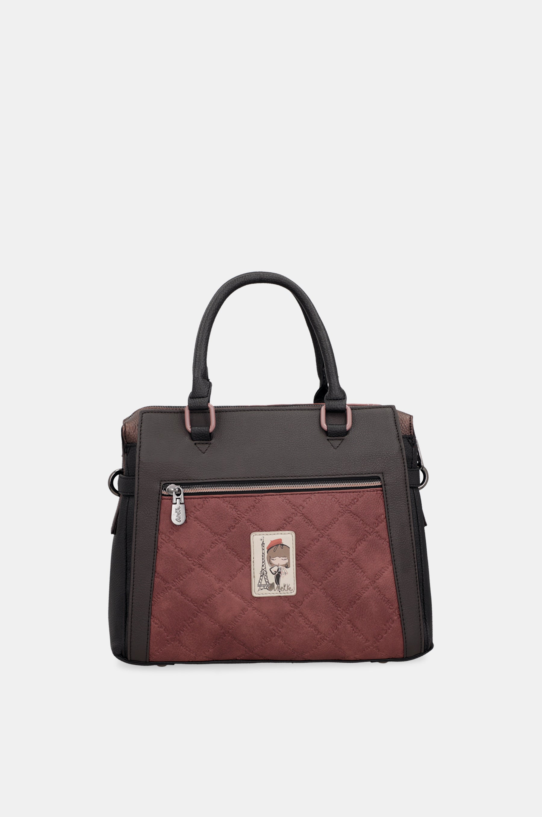 Borsa manico corto e tracolla Parisian