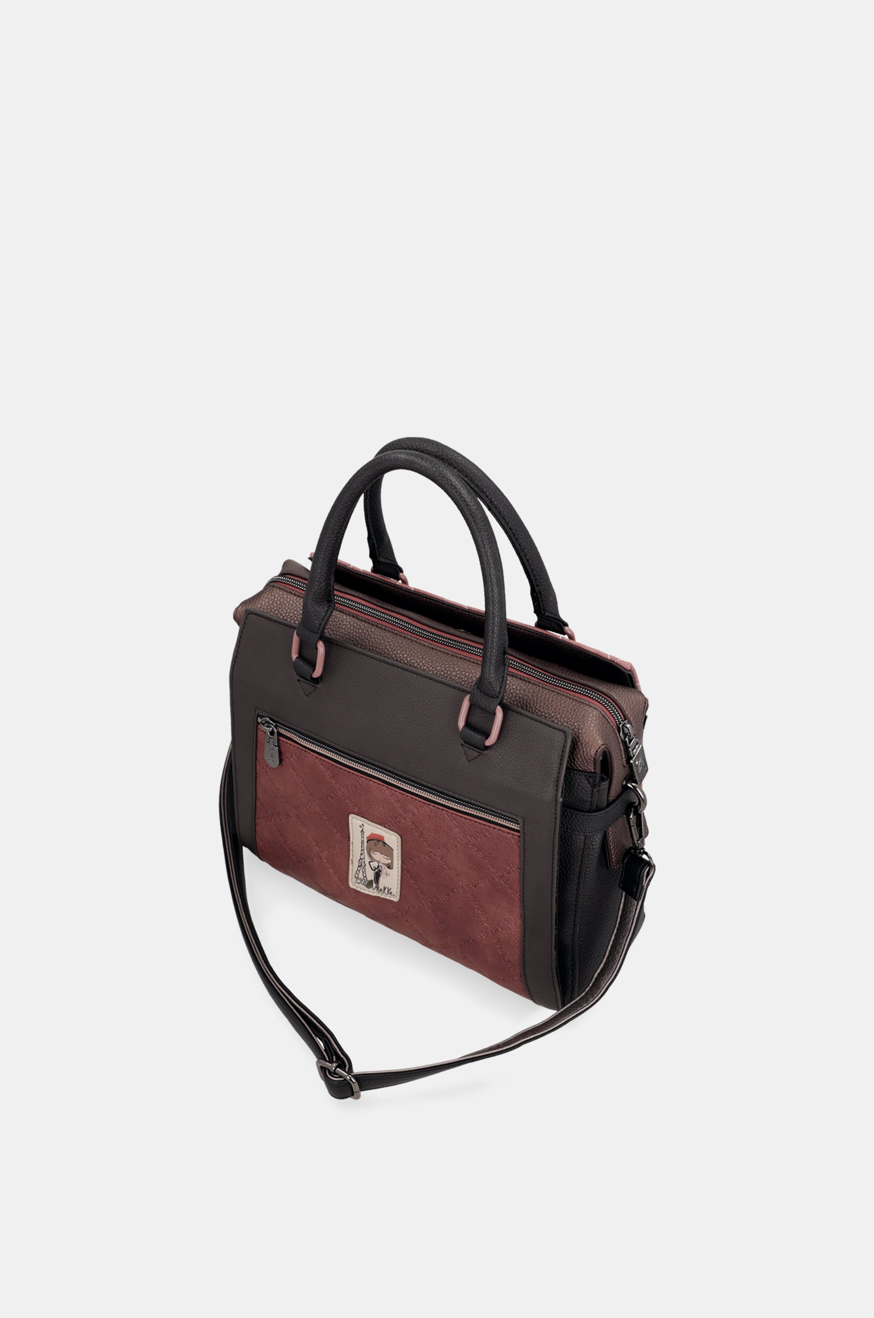 Borsa manico corto e tracolla Parisian