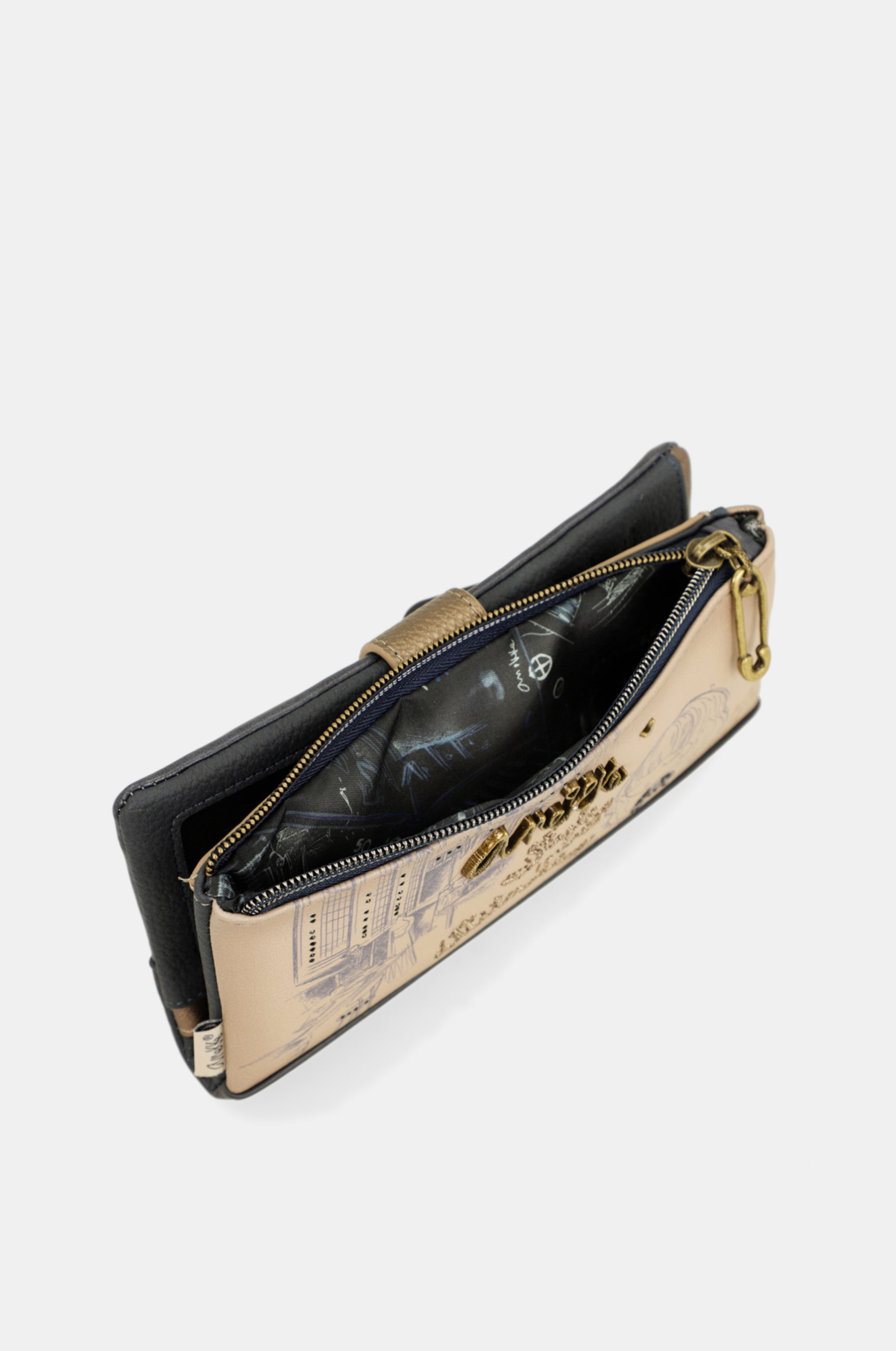 Portafogli grande flessibile RFID Studio