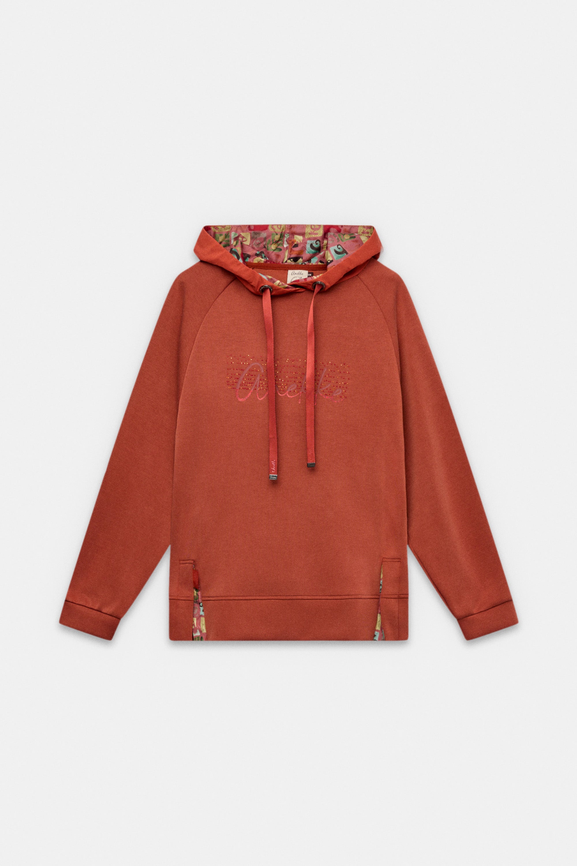 Felpa a maniche lunghe e cappuccio