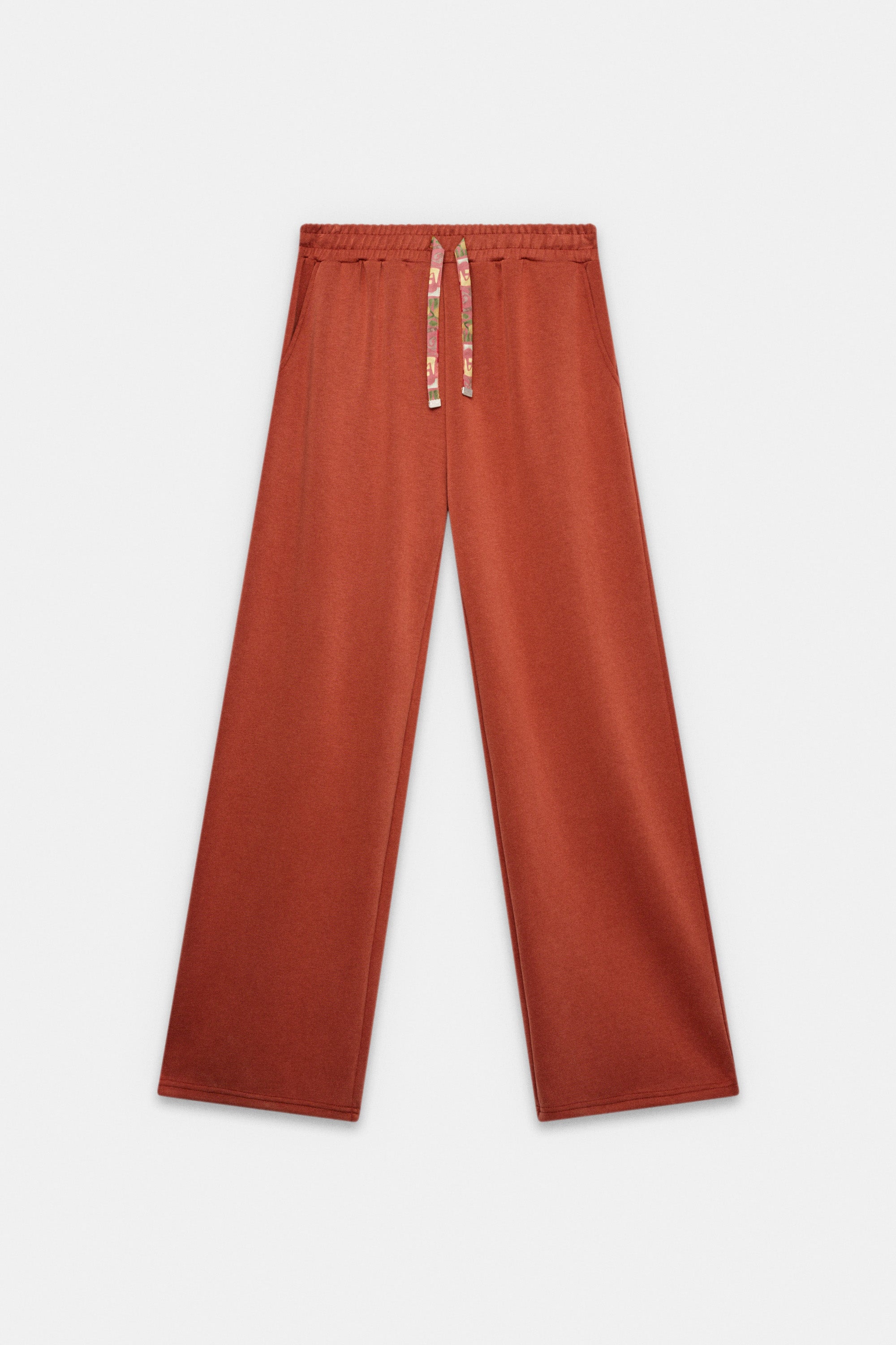 Pantaloni color mattone