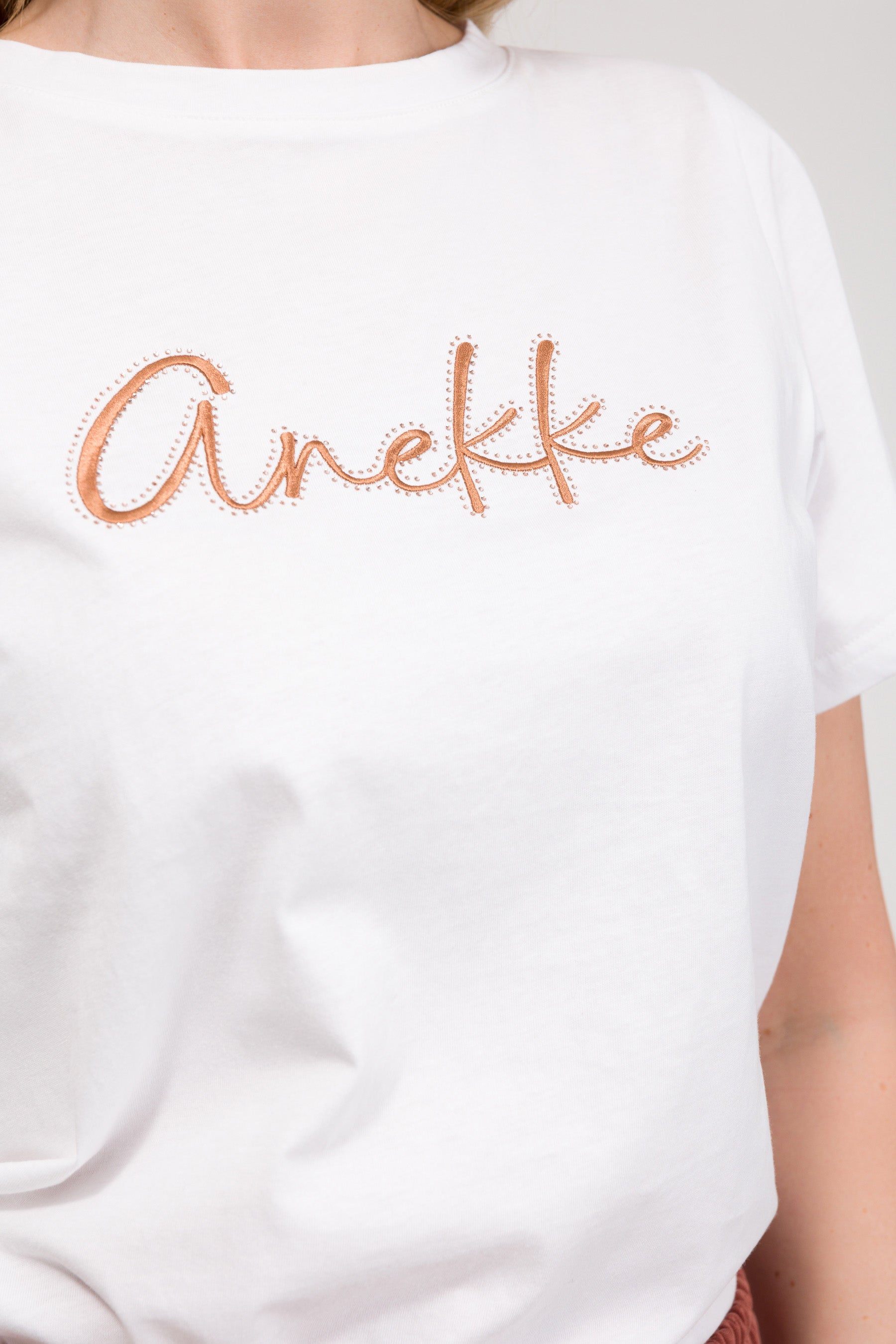 Maglietta a maniche corte bianca