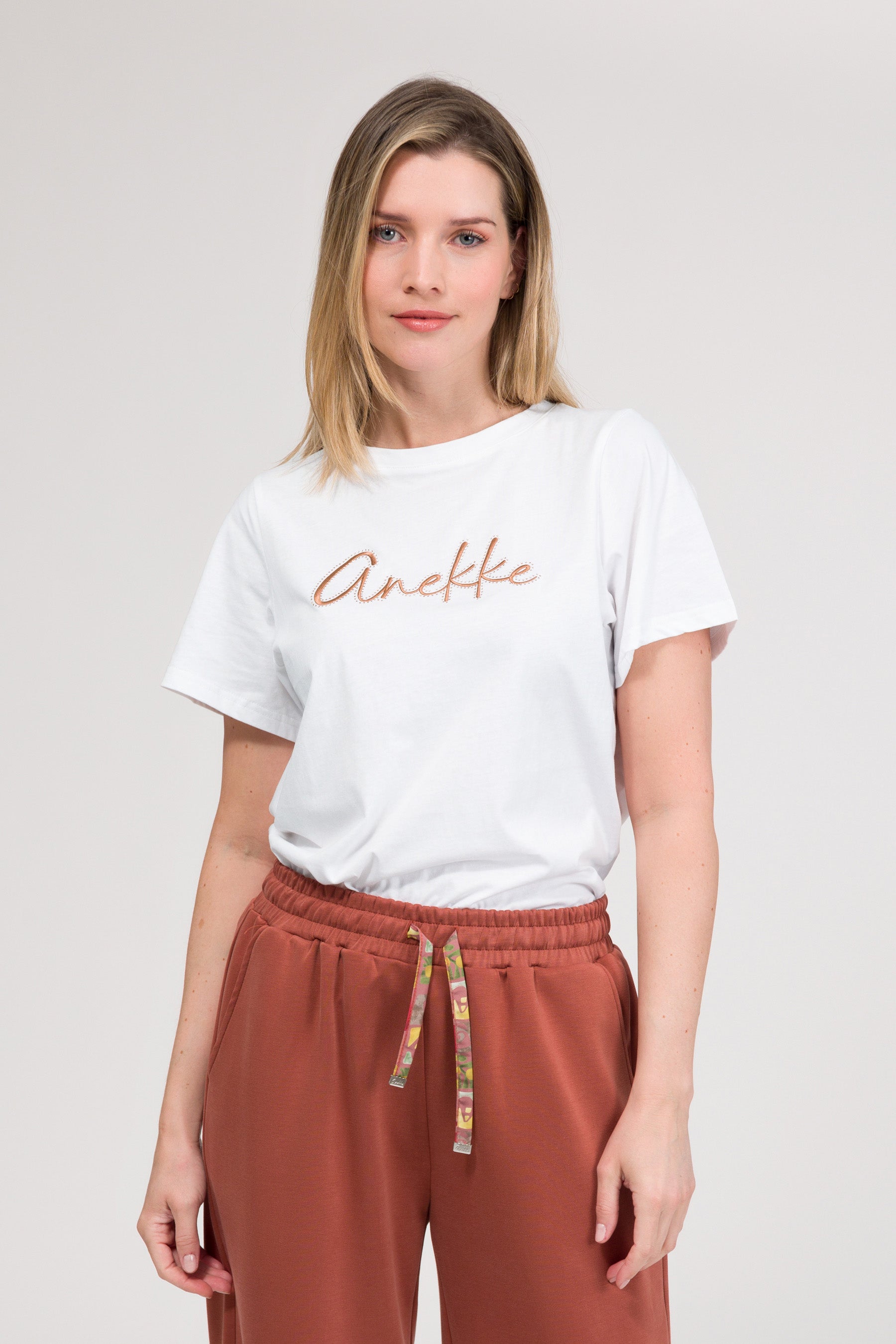 Maglietta a maniche corte bianca