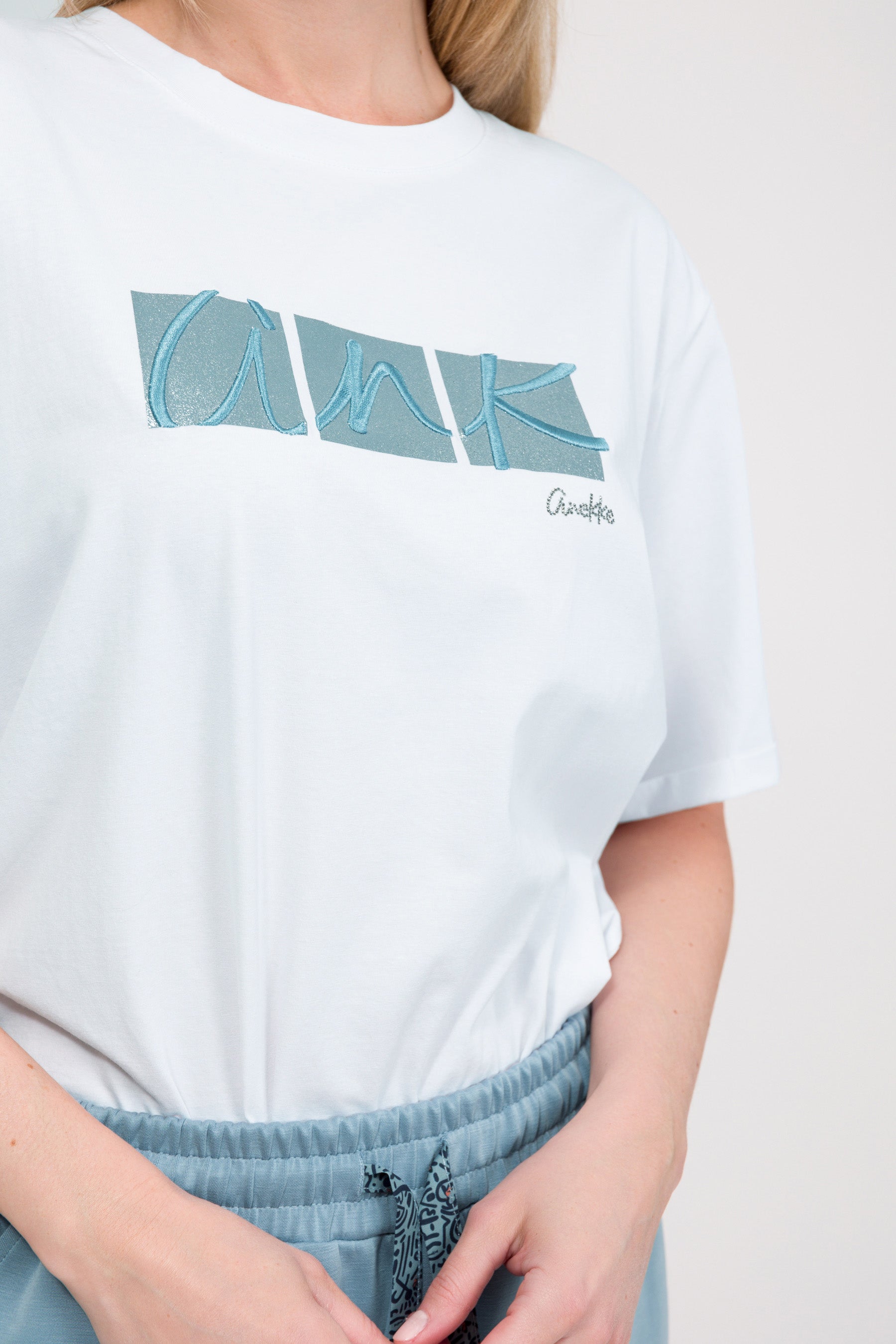 Maglietta a maniche corte bianca