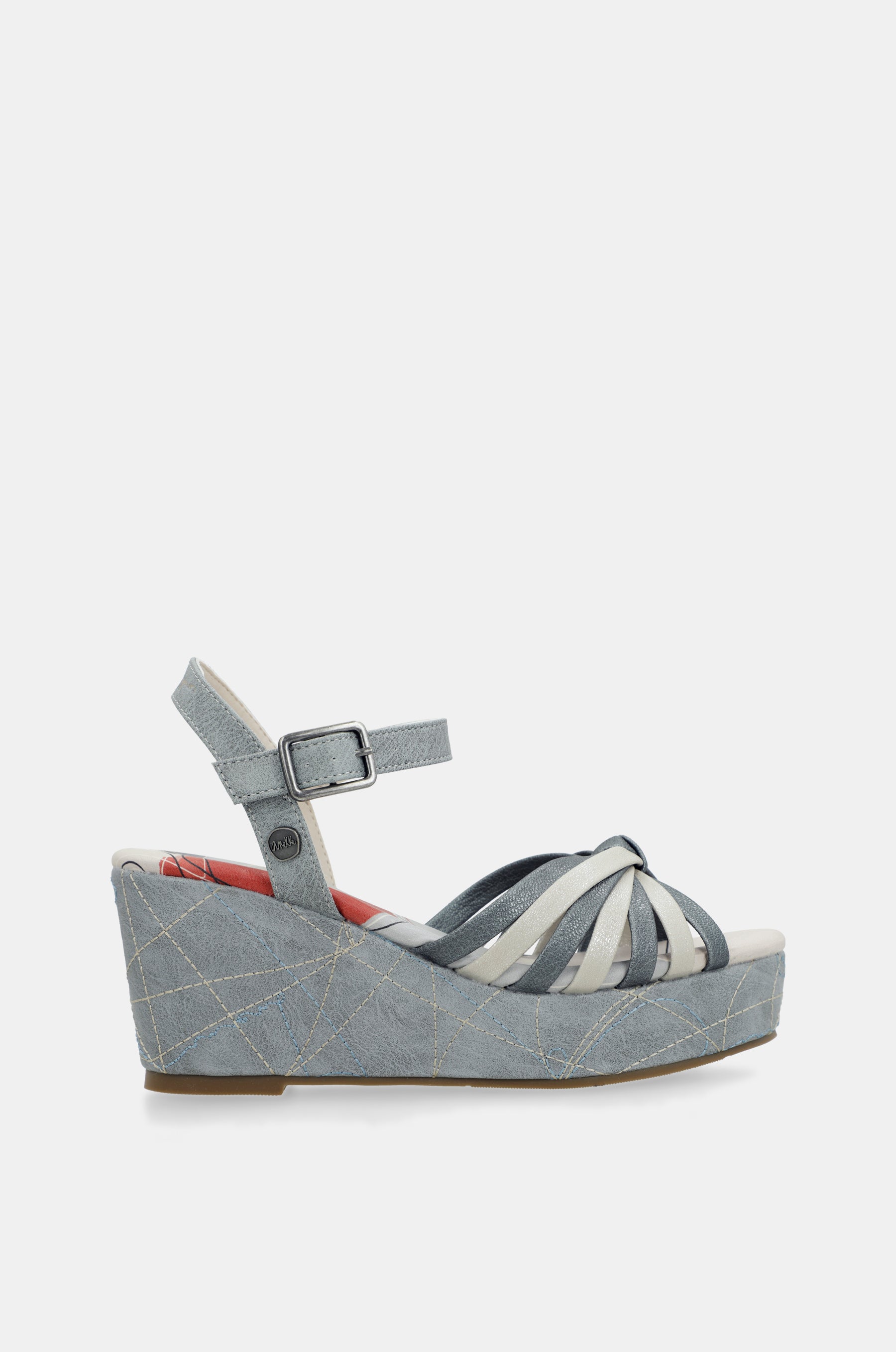 Sandali incrociati blu Auralis