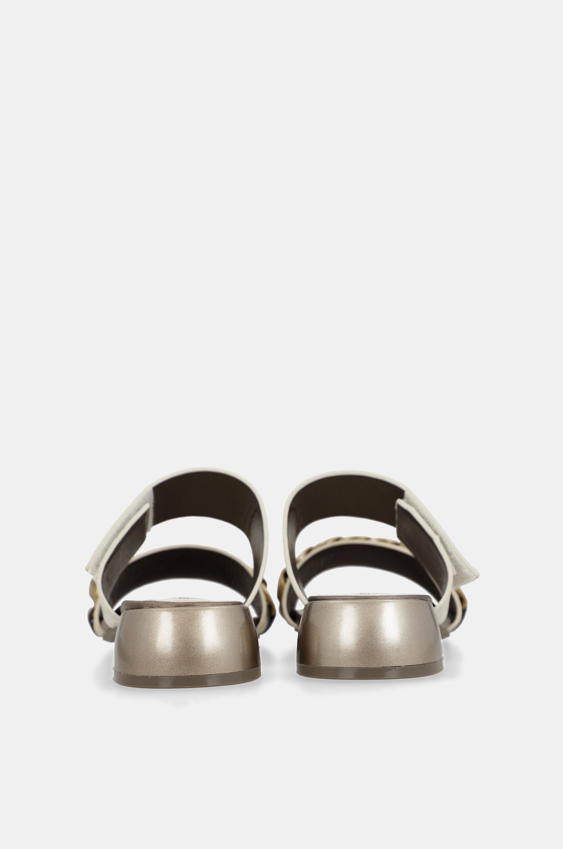 Sandali con tacco e maglie Gaia