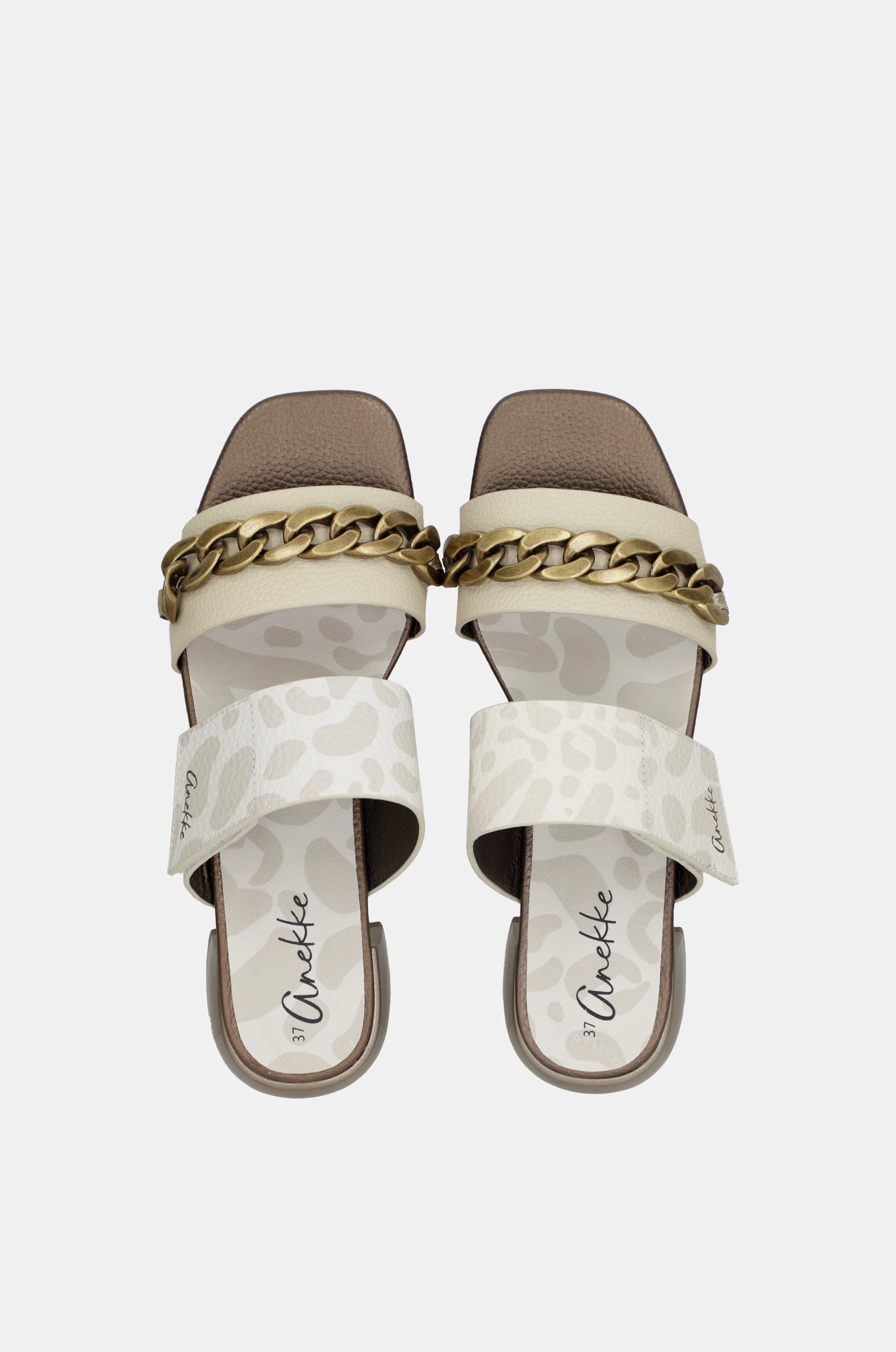 Sandali con tacco e maglie Gaia