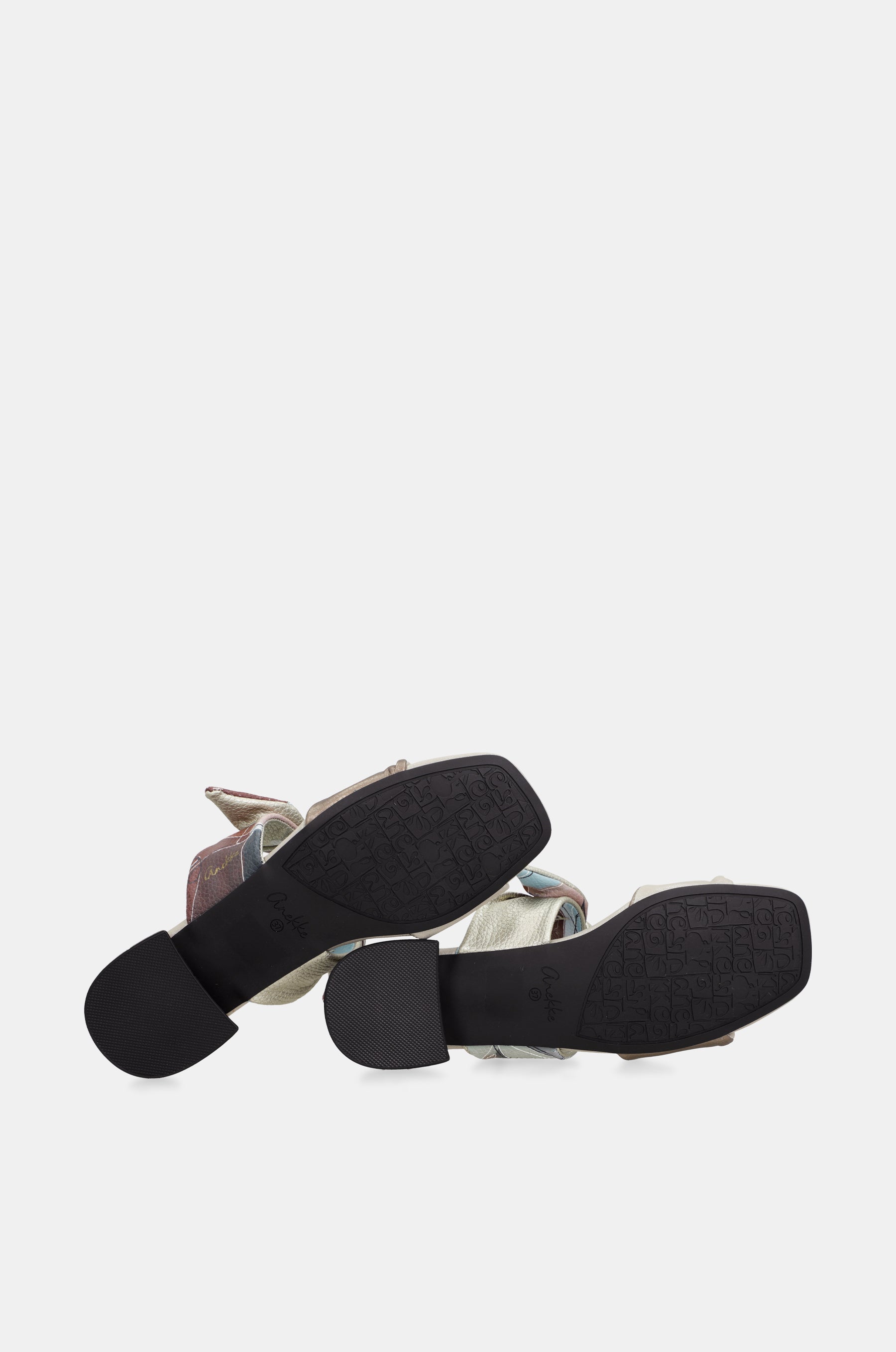 Sandali con tacco e nodo Auralis