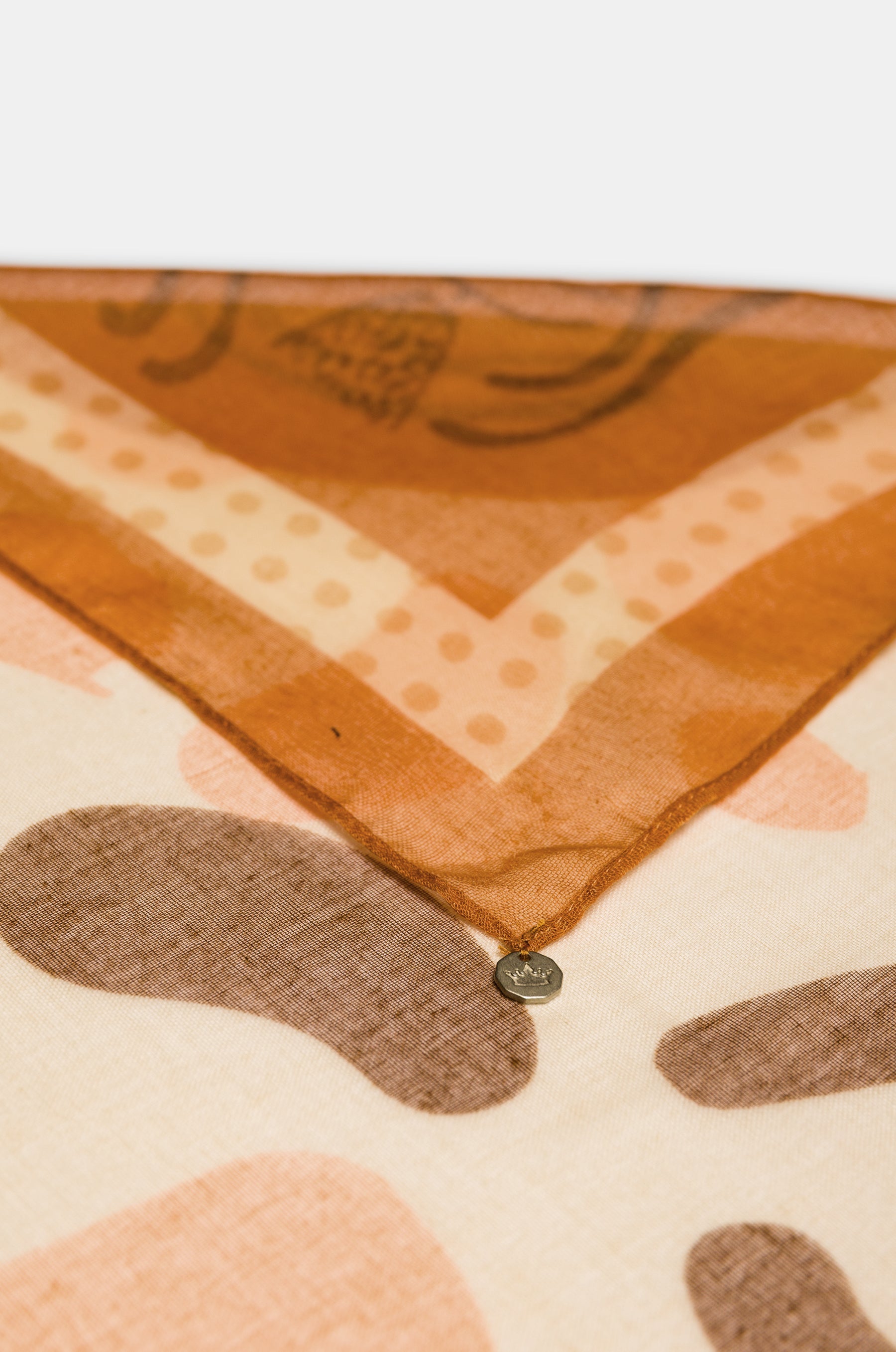 Foulard con stampa Gaia