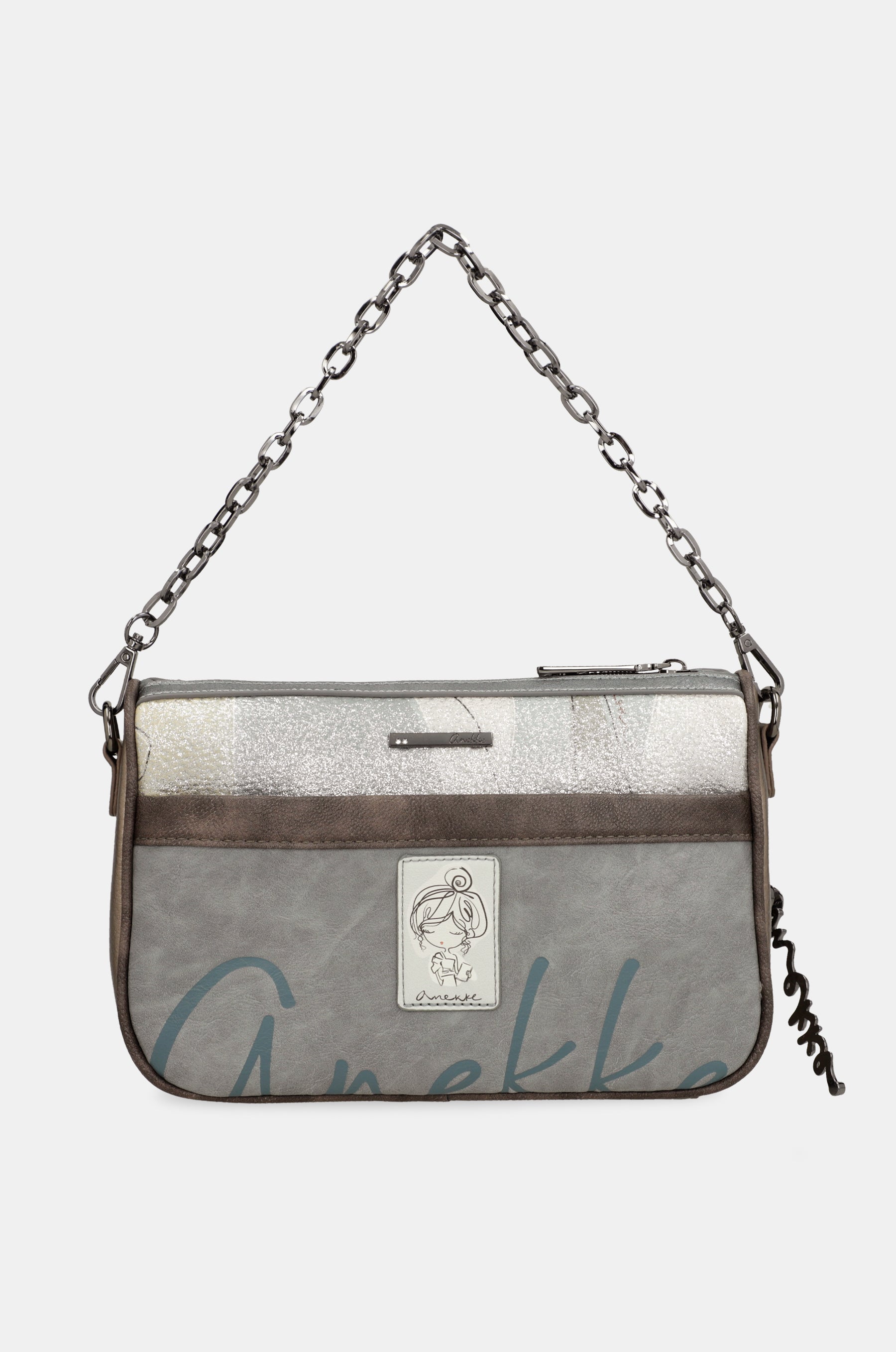 Borsa a tracolla beige Essentials