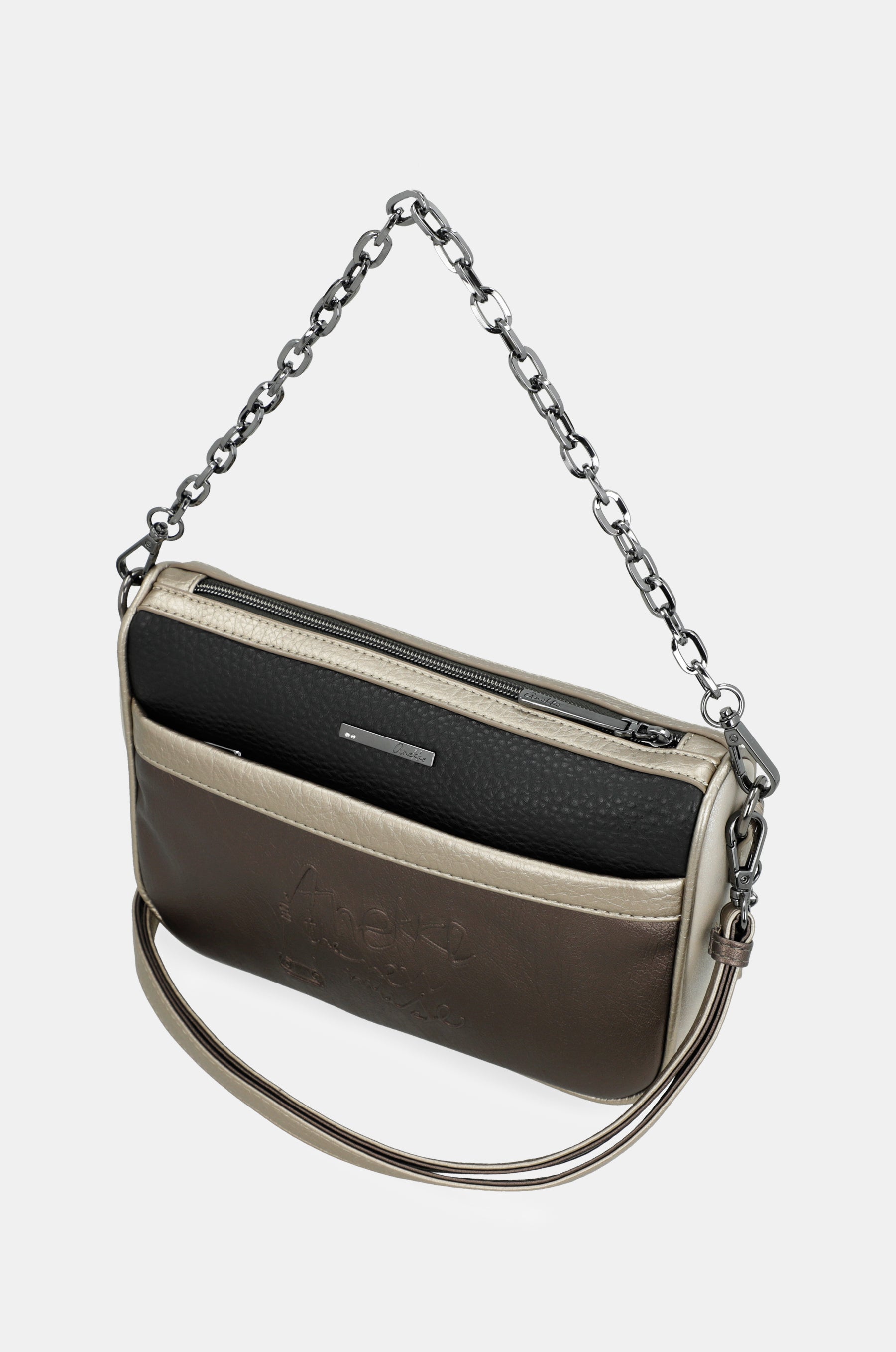 Borsa a tracolla nera Essentials