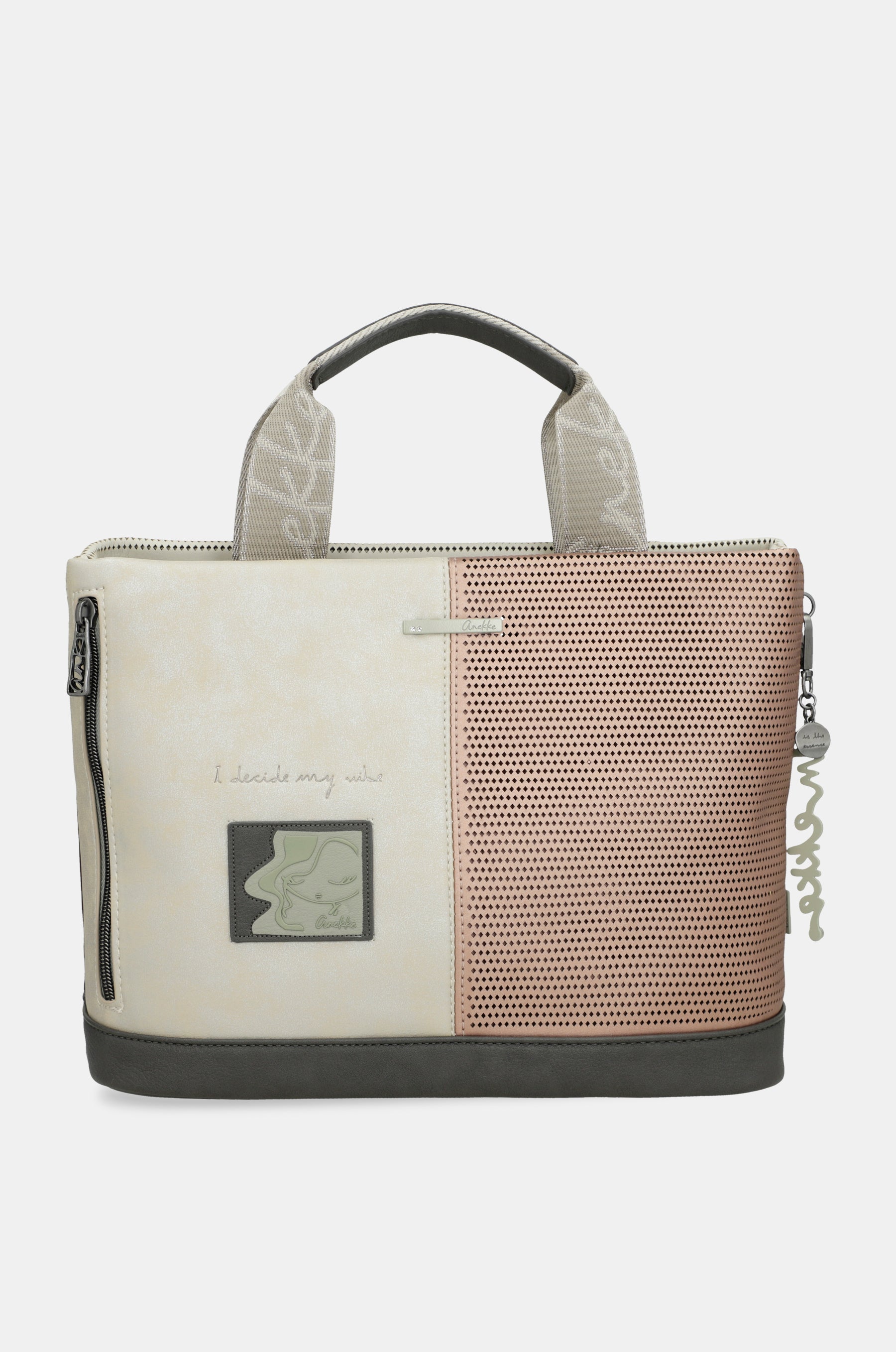 Borsa con manico corto Symmetra