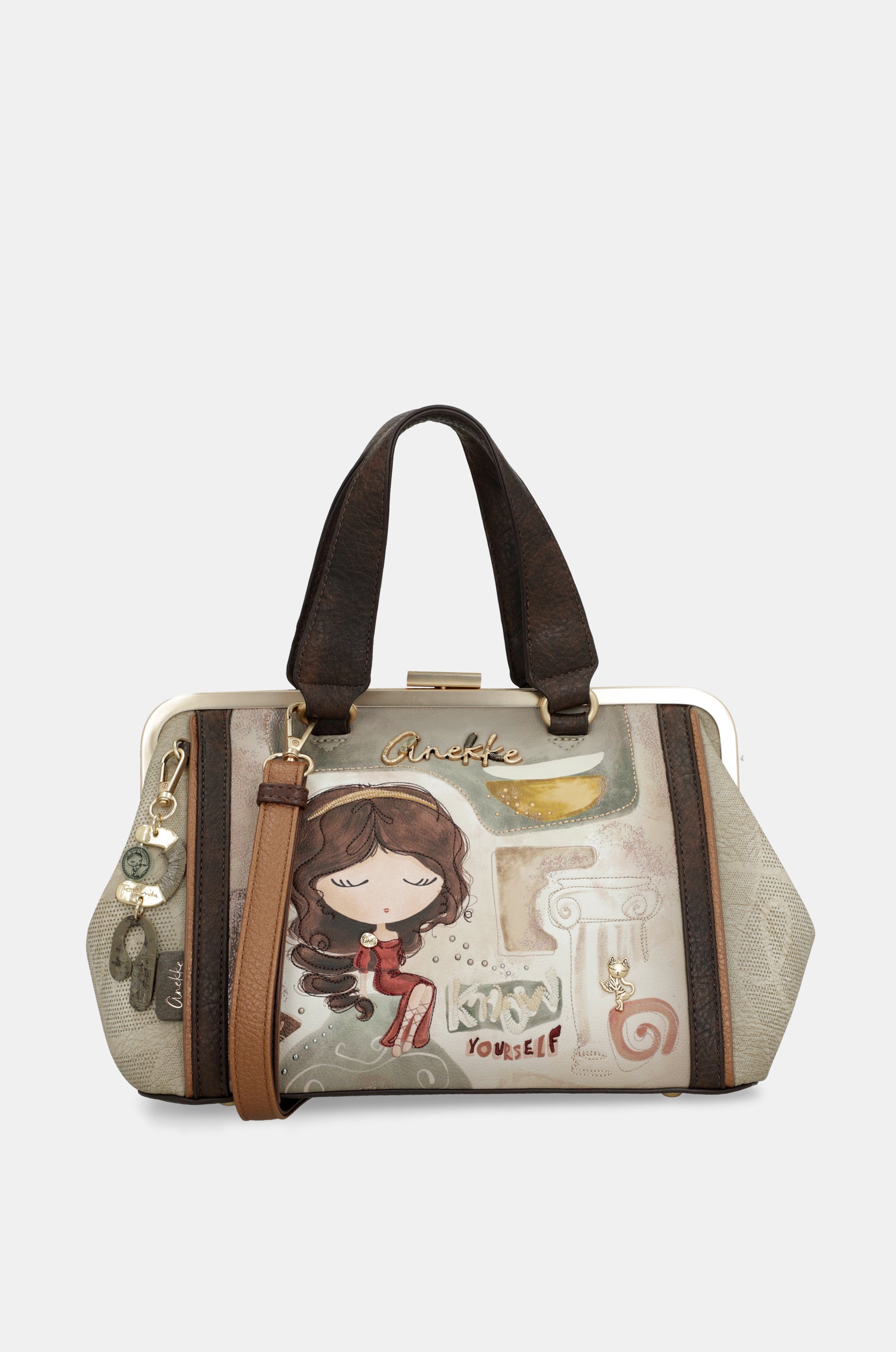 Borsa con chiusura a clip Muse