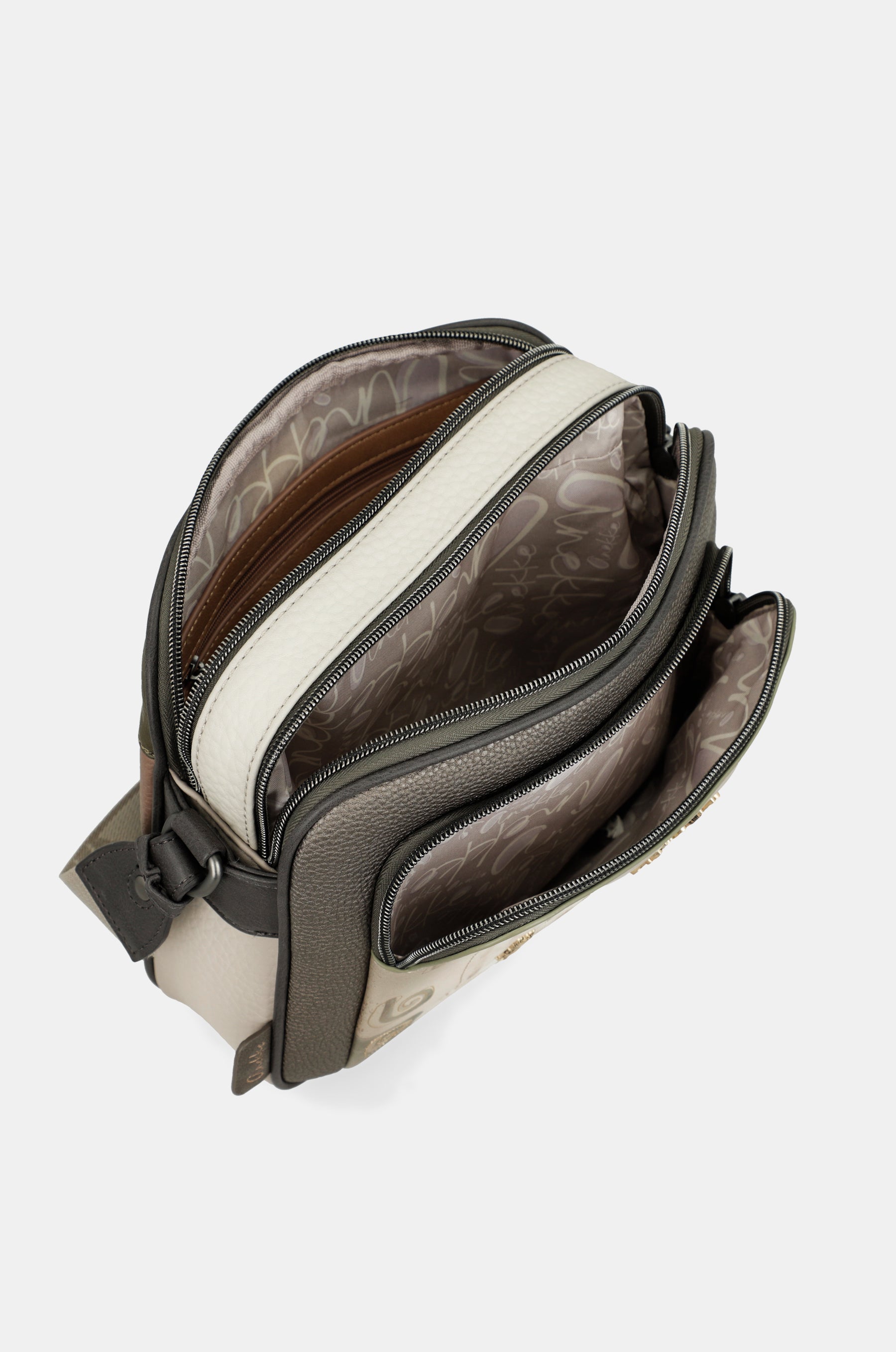 Borsa a tracolla con tasca frontale Muse