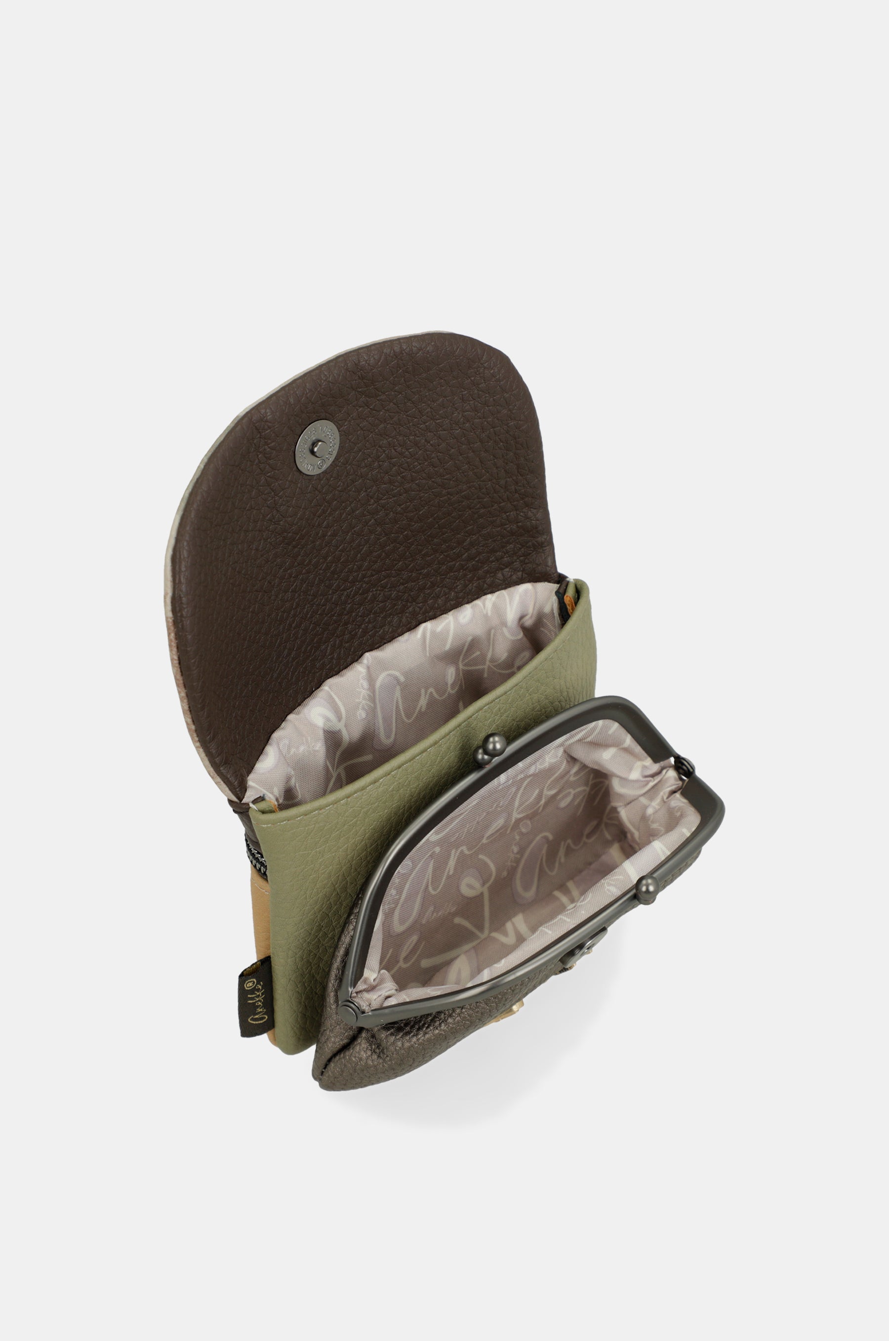 Portamonete con patta Muse