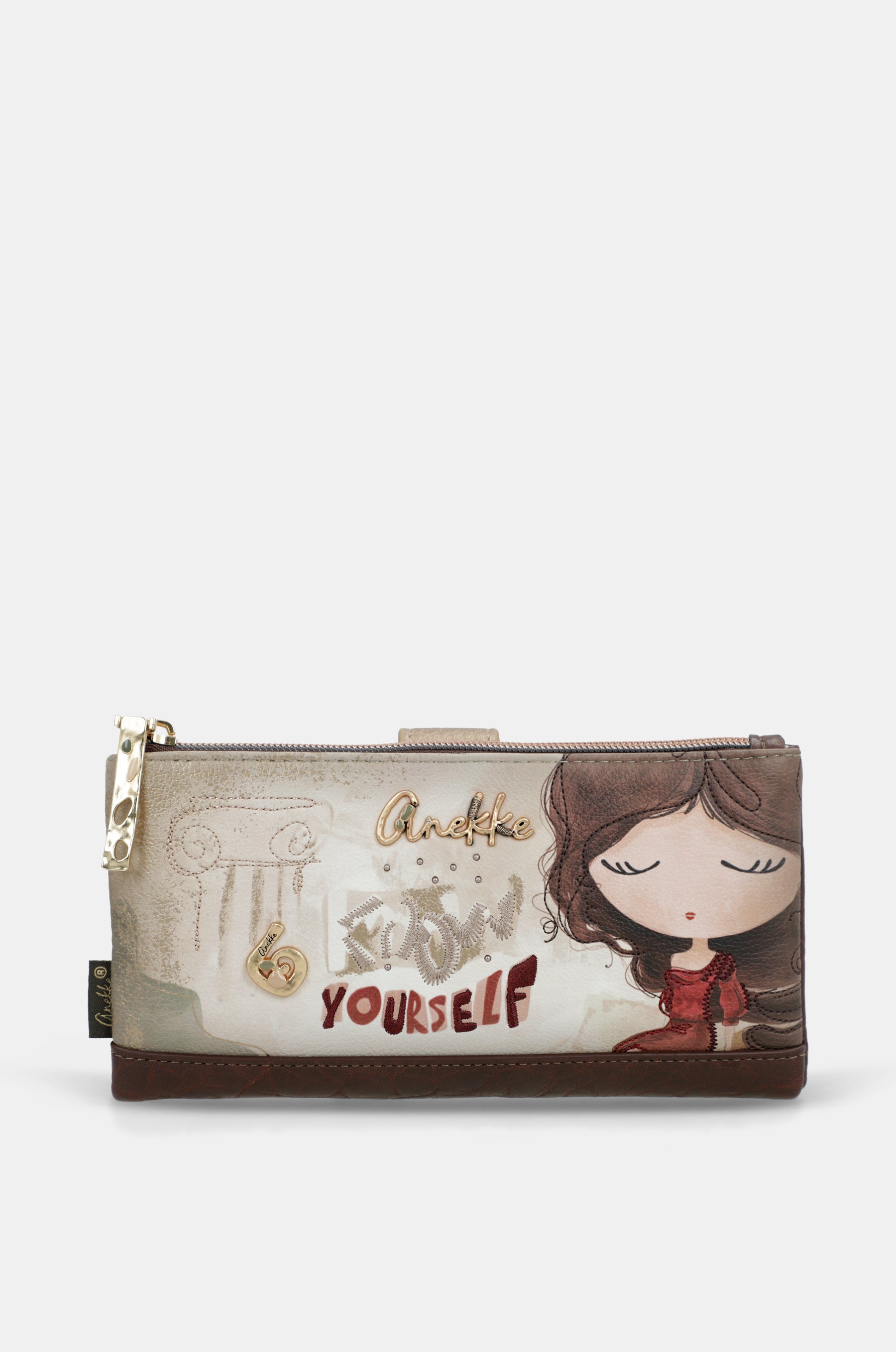 Portamonete grande flessibile RFID Muse