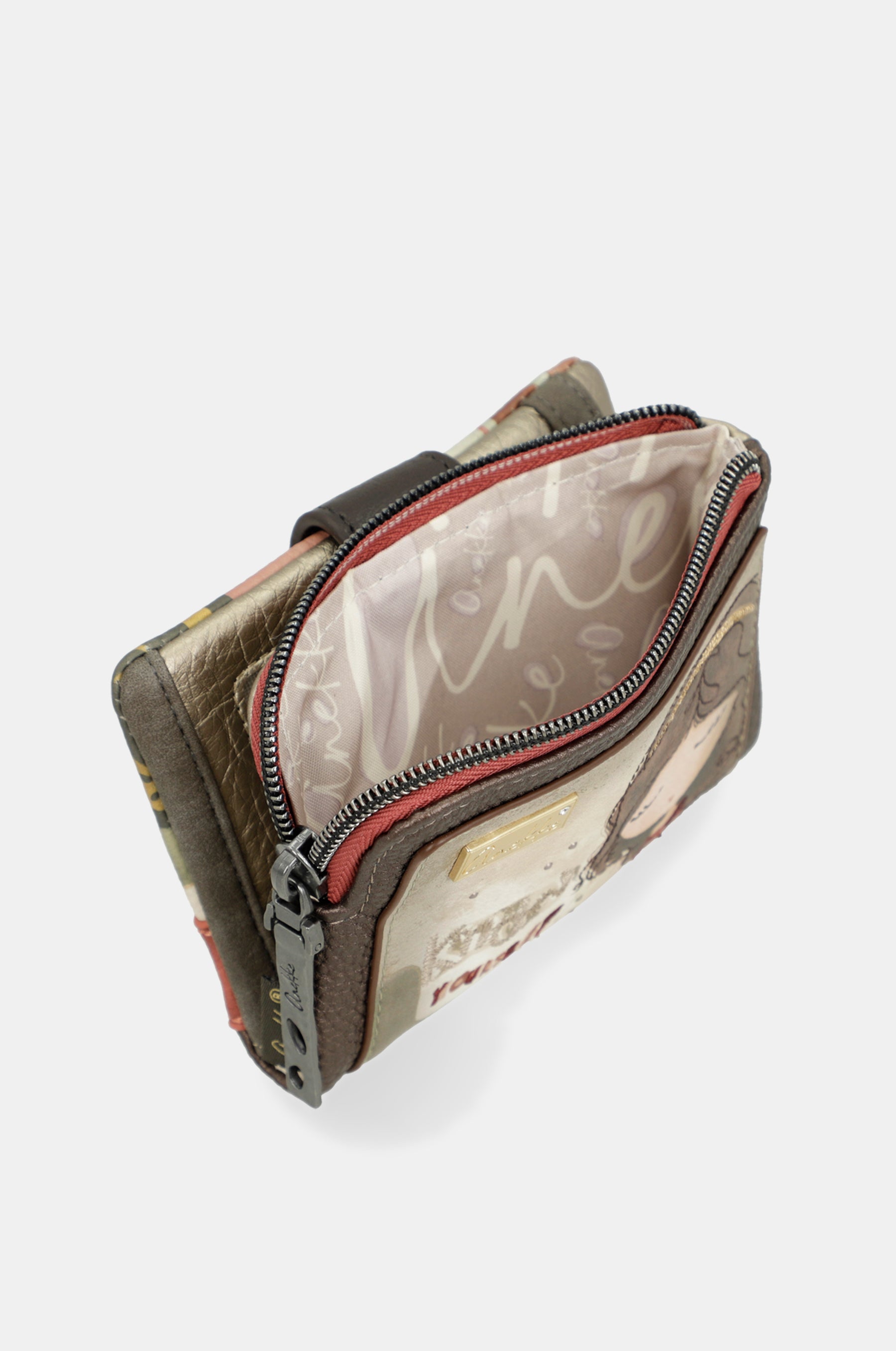 Portamonete piccolo flessibile RFID Muse