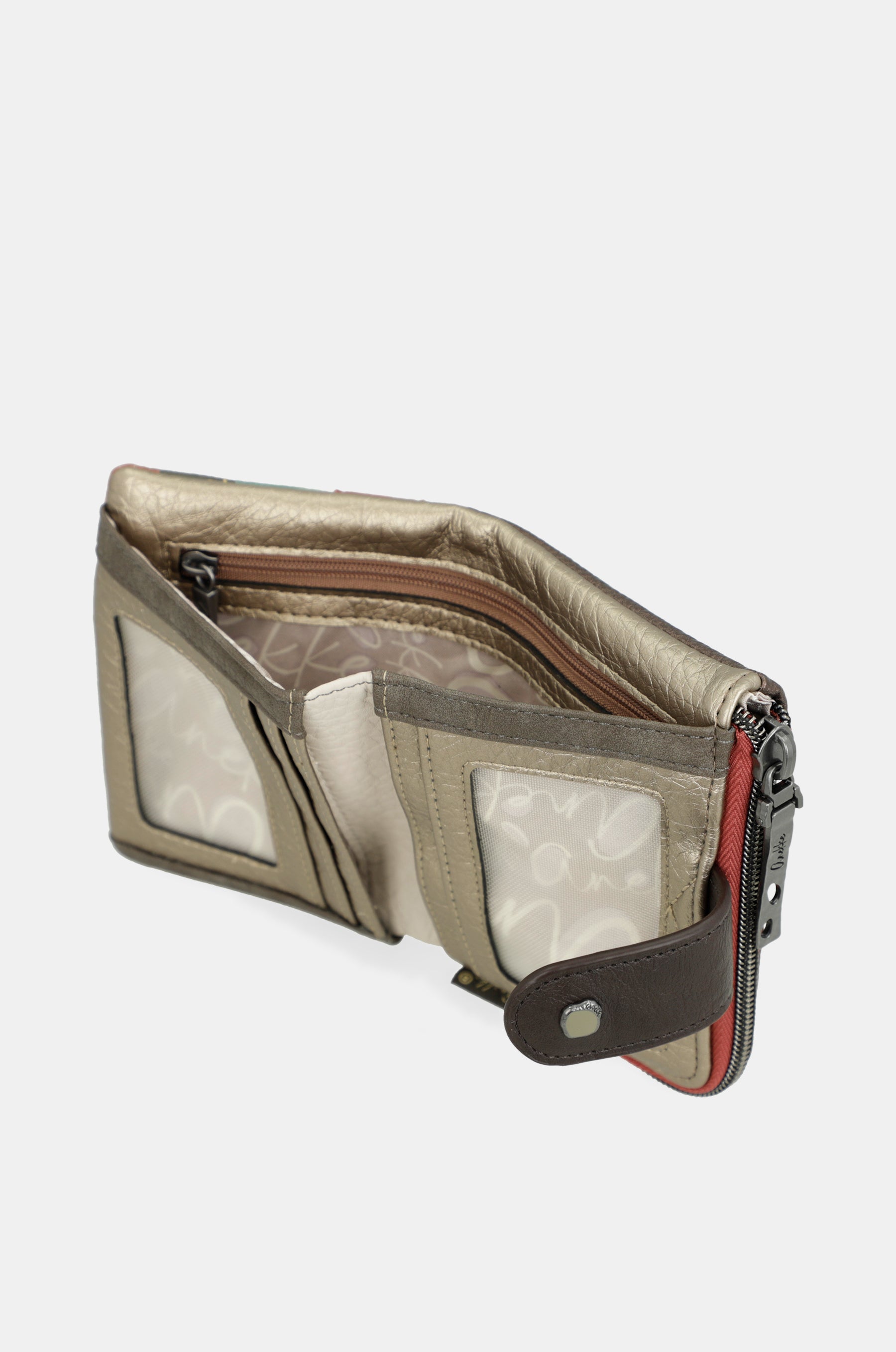 Portamonete piccolo flessibile RFID Muse