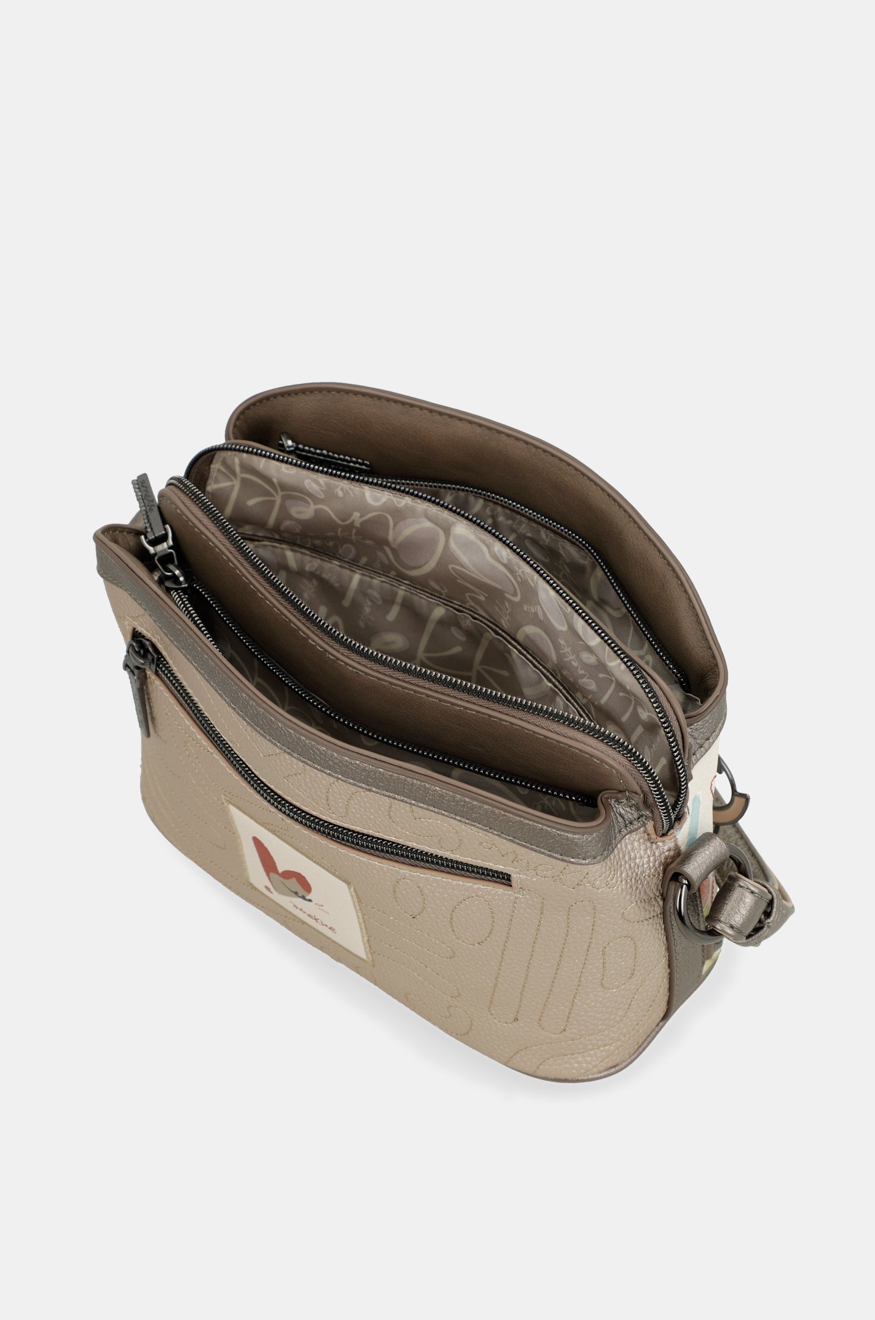 Borsa a tracolla con 3 scomparti Olympia