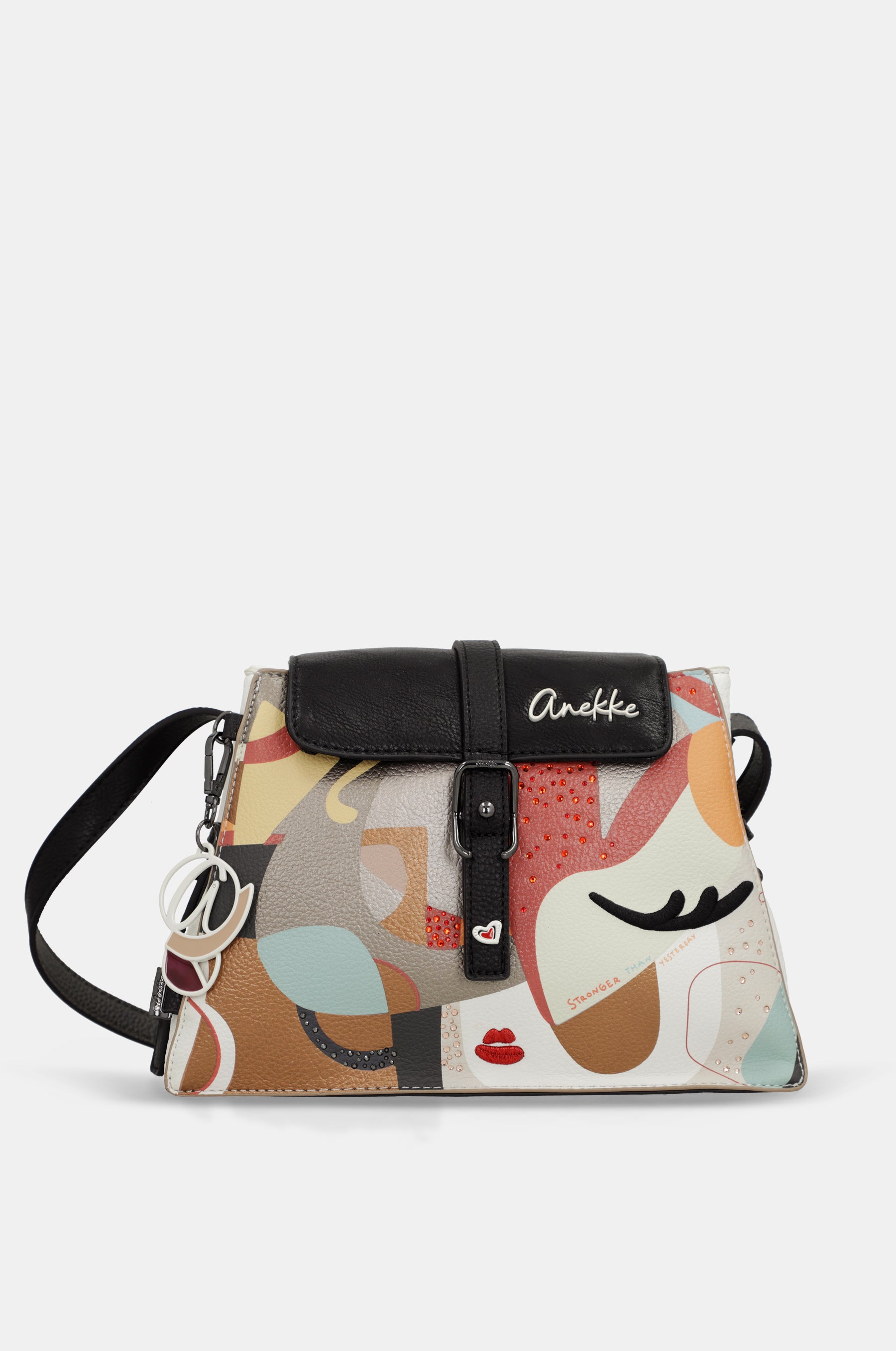 Borsa a tracolla con patta Eikon