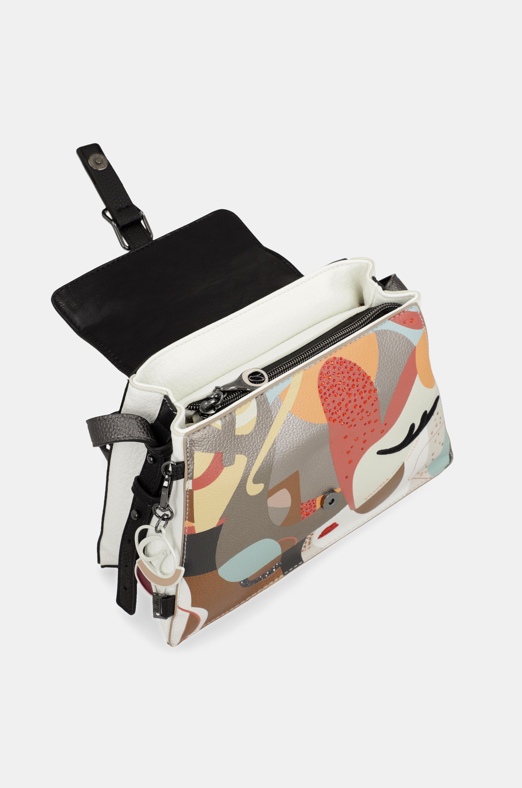 Borsa a tracolla con patta Eikon