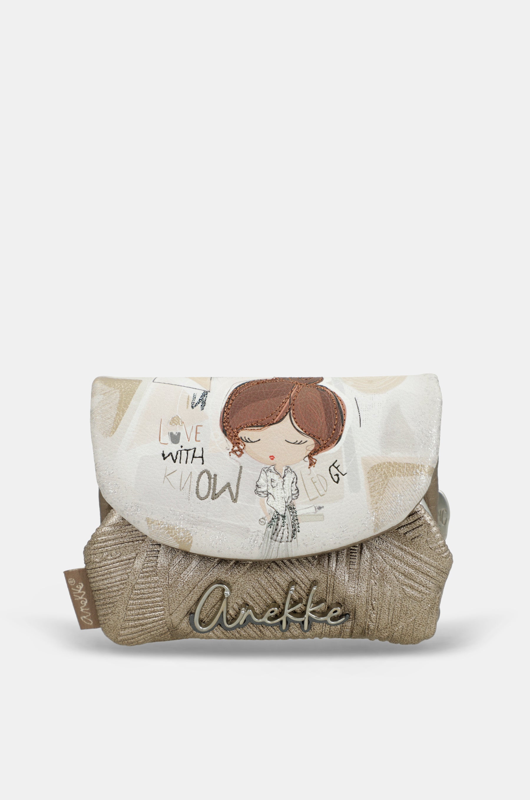 Portamonete con patta Sophia