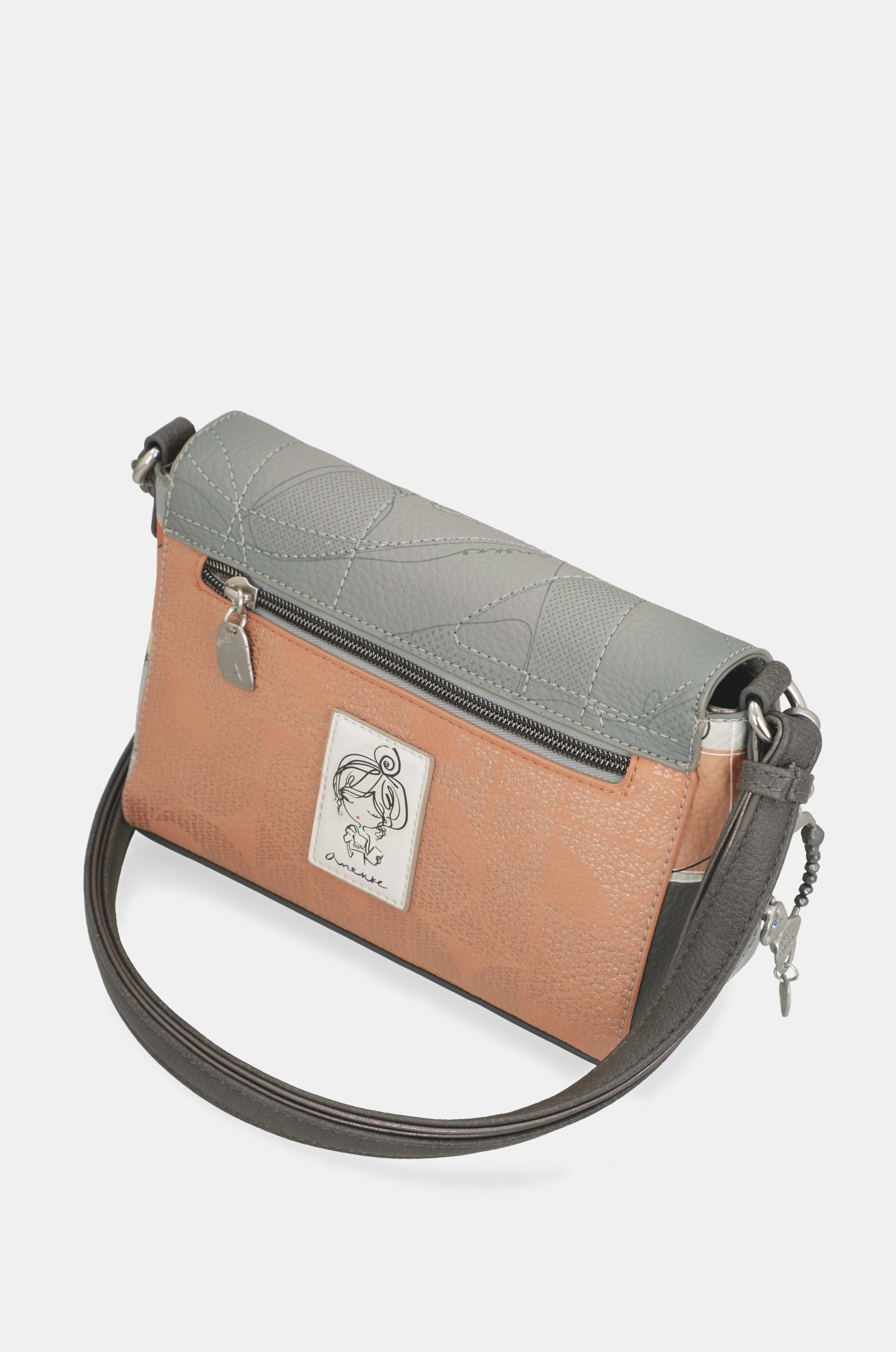 Borsa a tracolla con patta Auralis