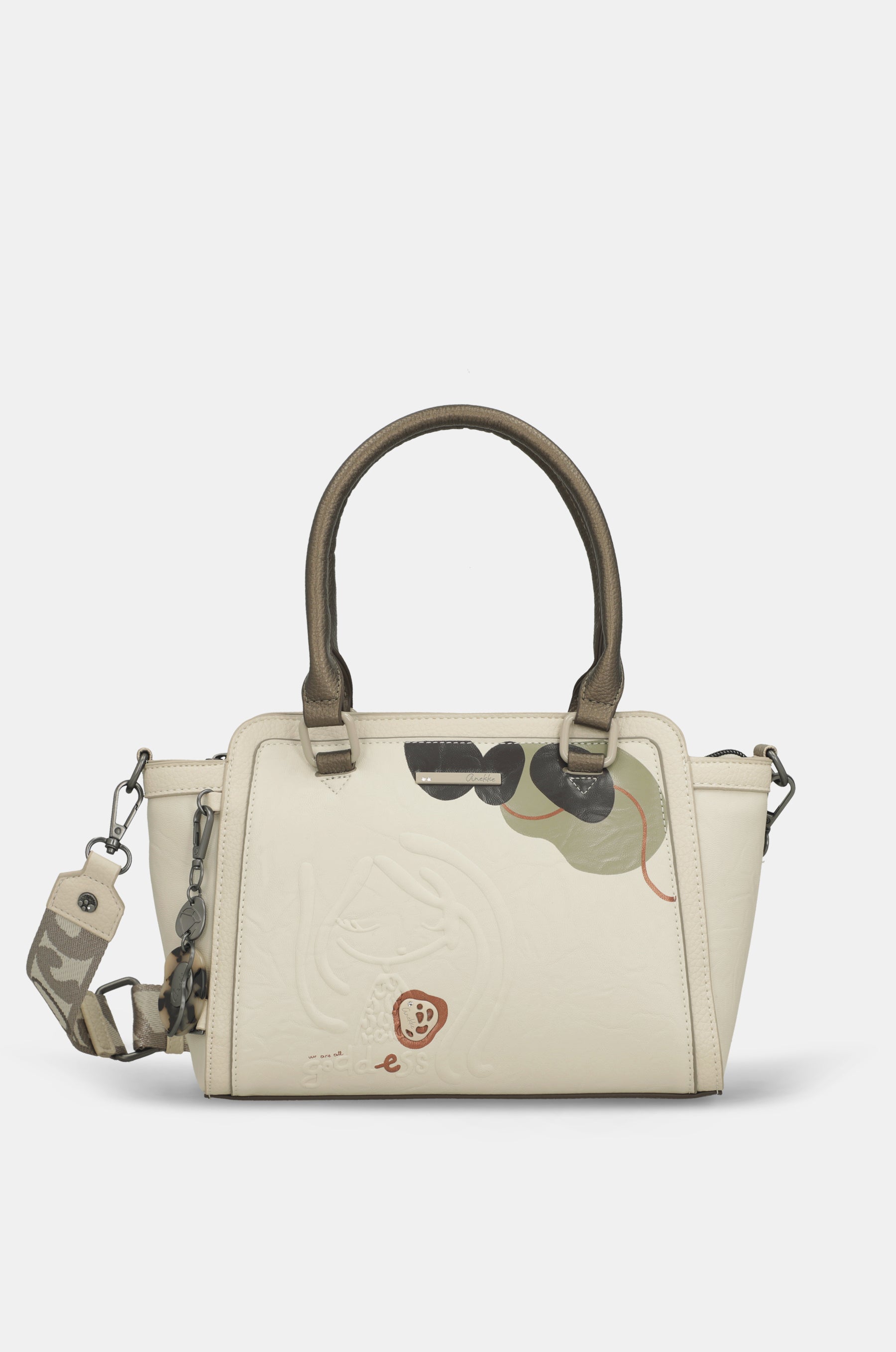 Borsa con manico corto e tracolla Gaia