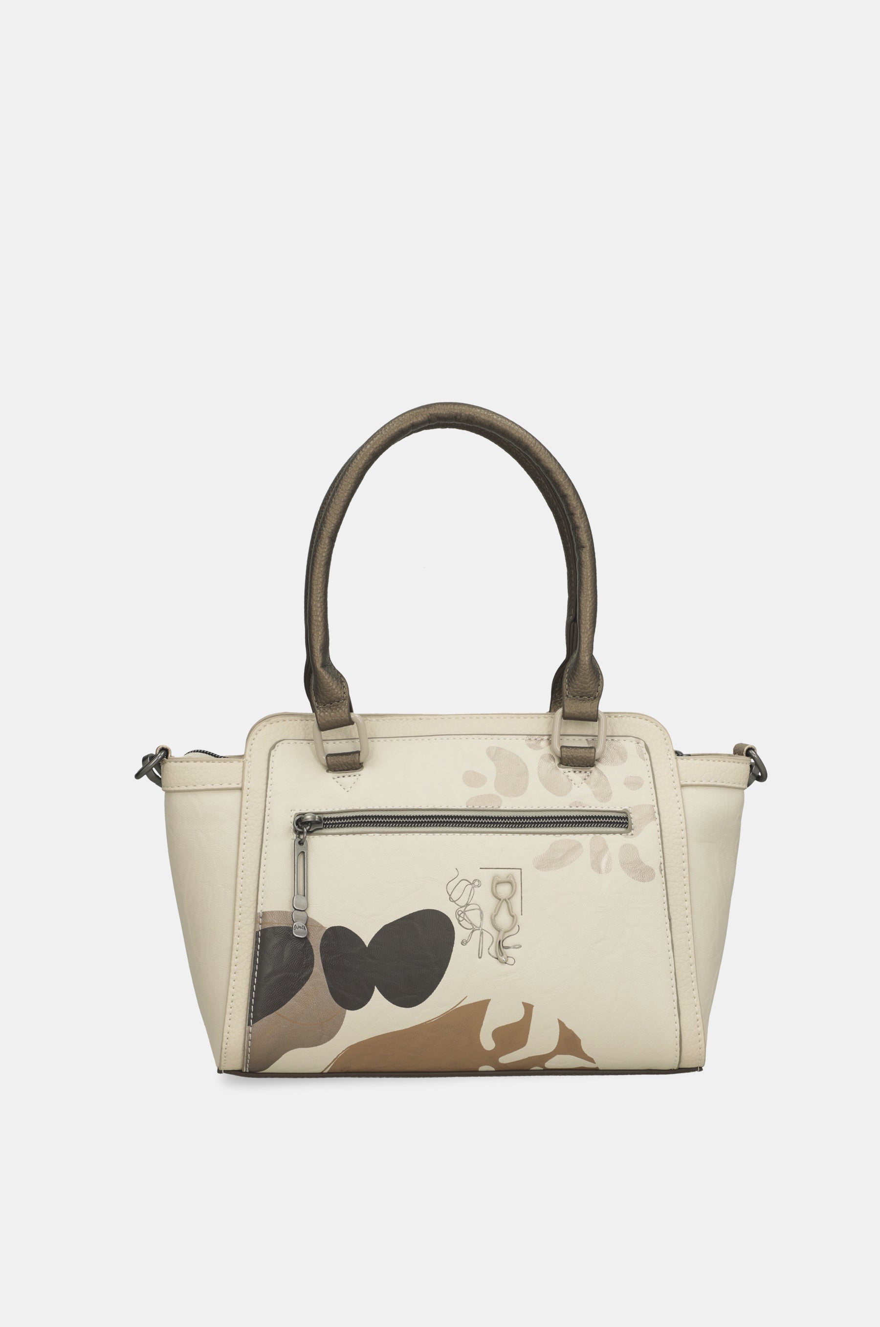 Borsa con manico corto e tracolla Gaia
