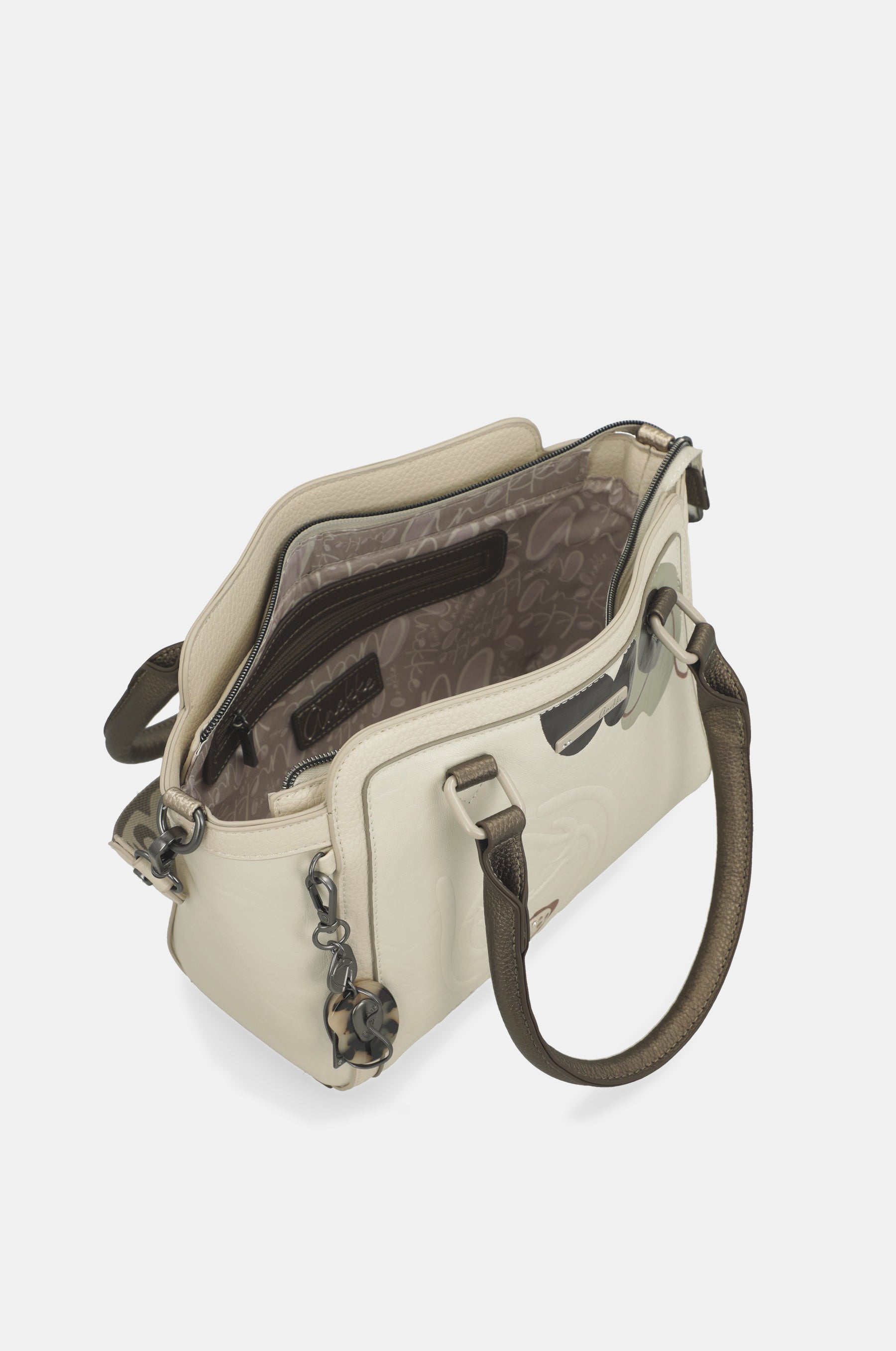Borsa con manico corto e tracolla Gaia