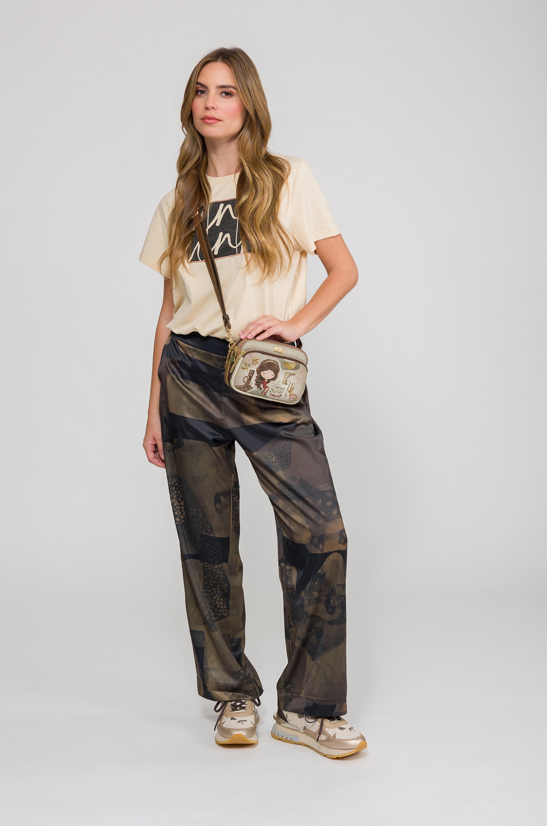 Borsa a tracolla a 3 scomparti piccola Muse