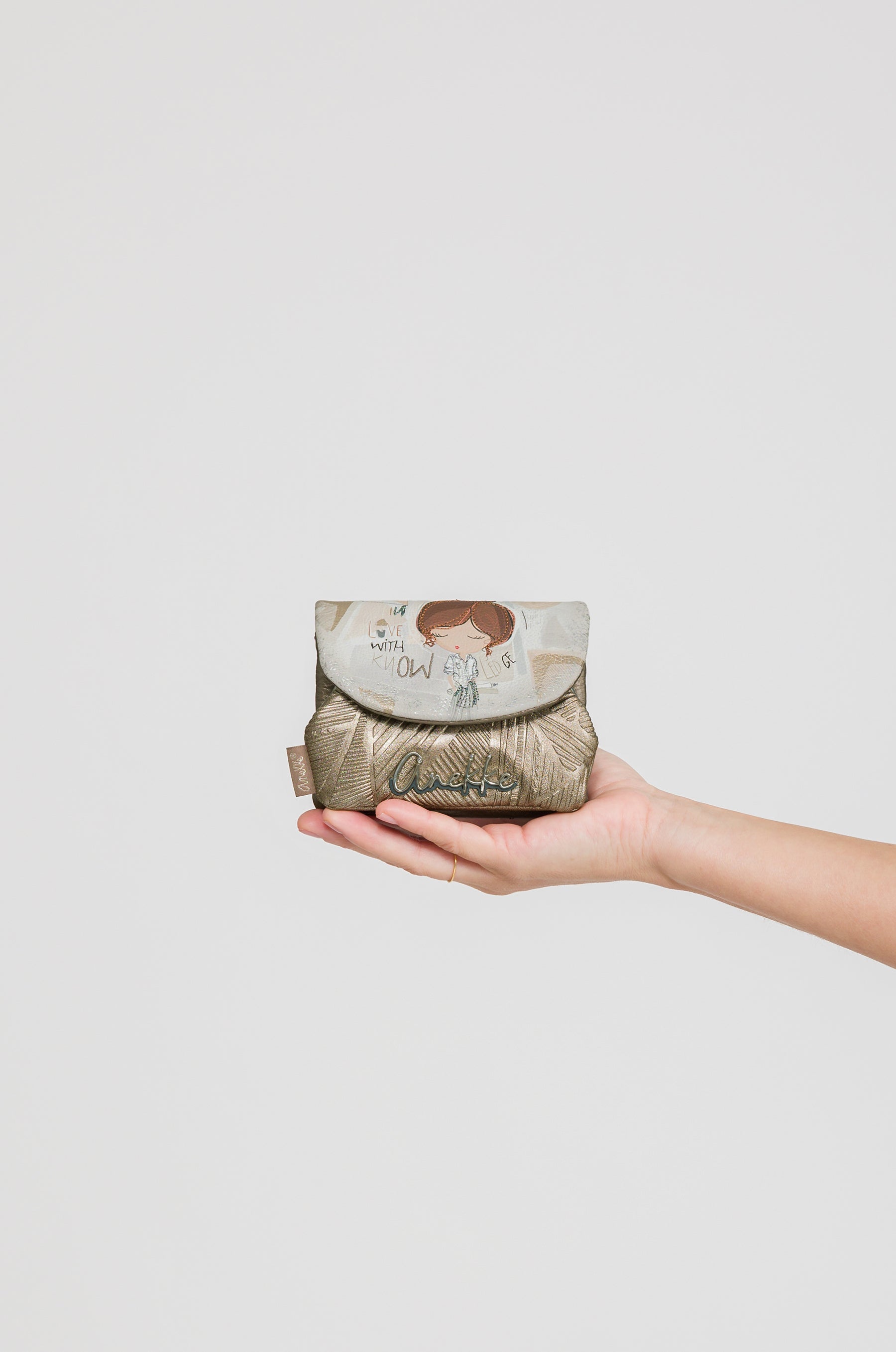 Portamonete con patta Sophia