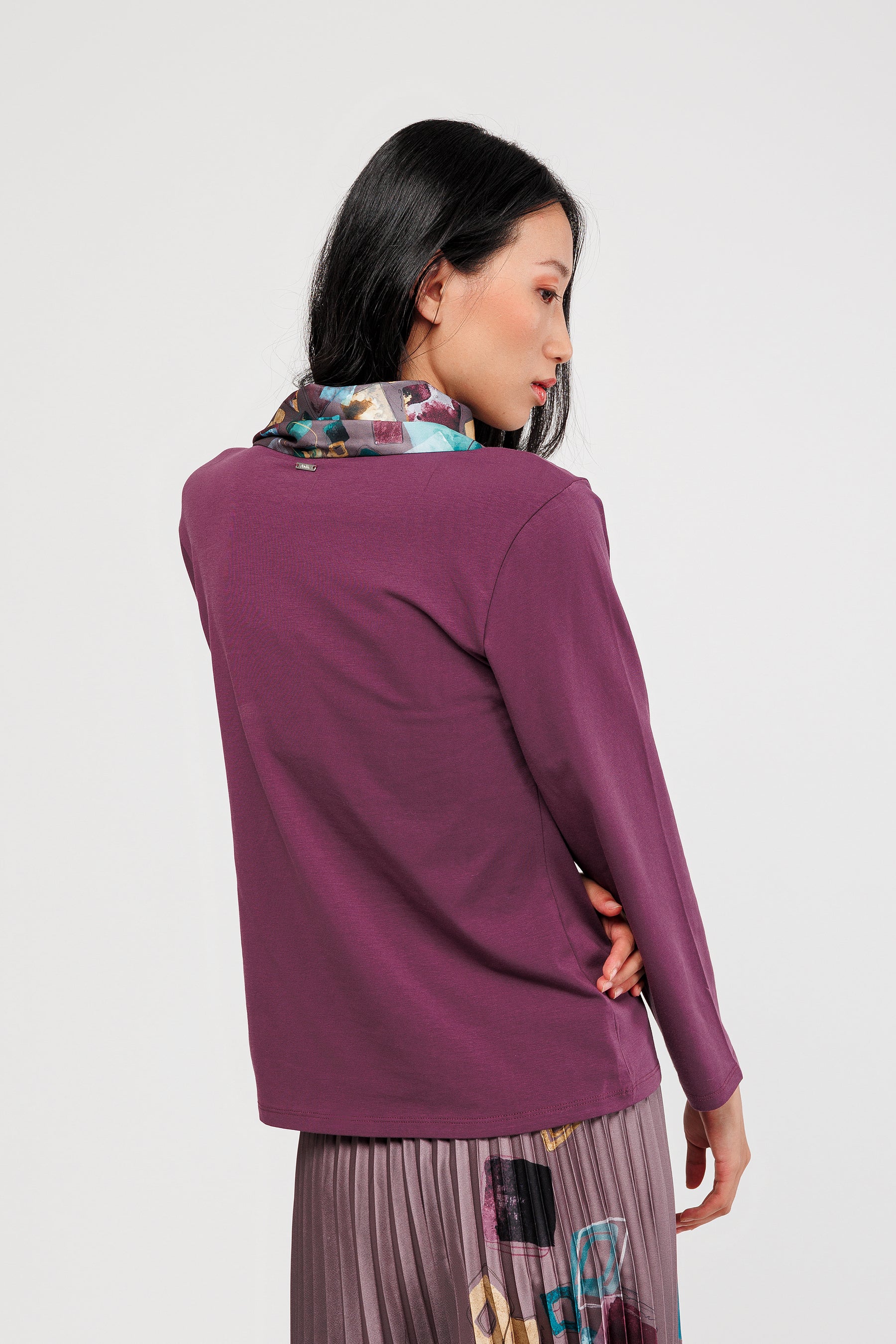 Maglione viola Evolution