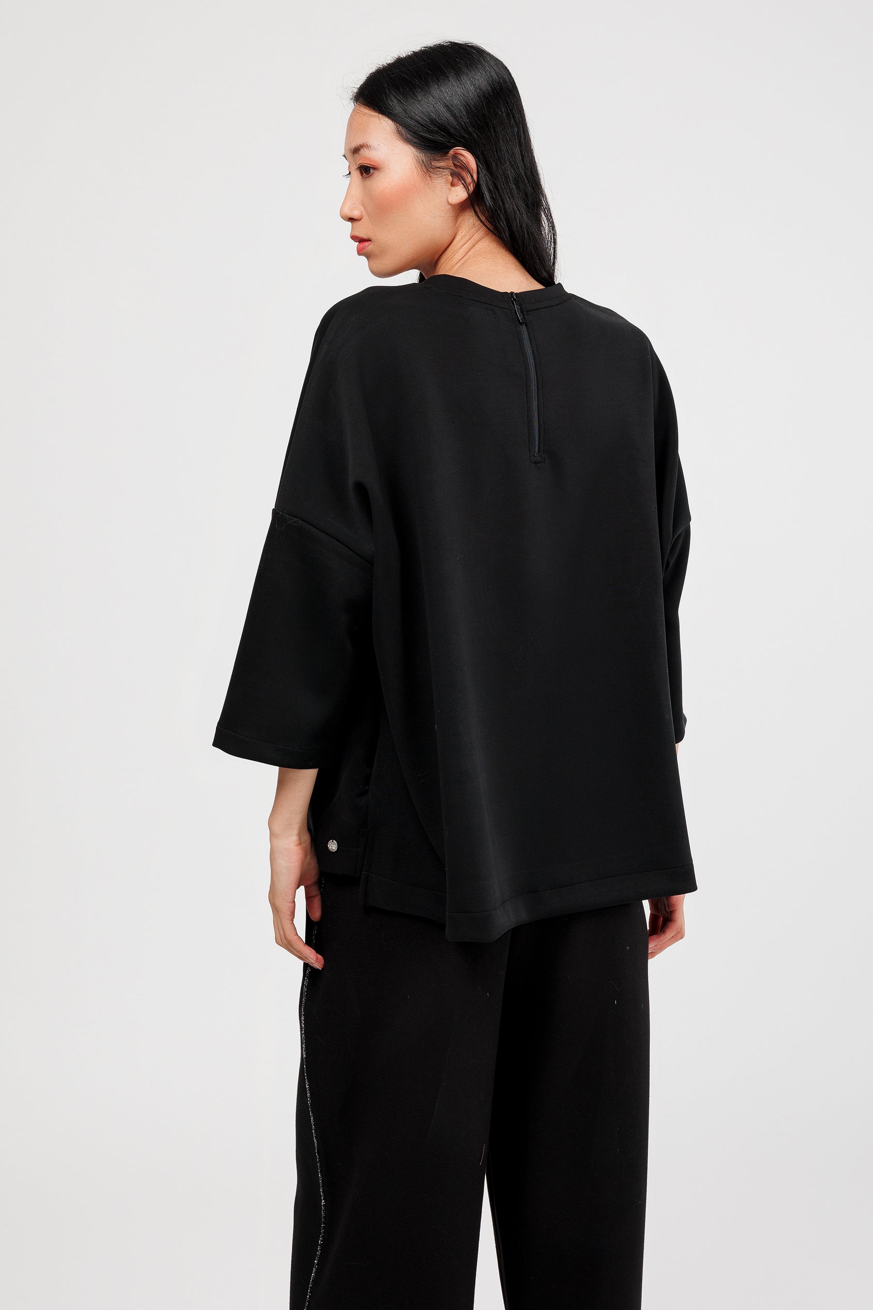 Felpa nera Nature Koko