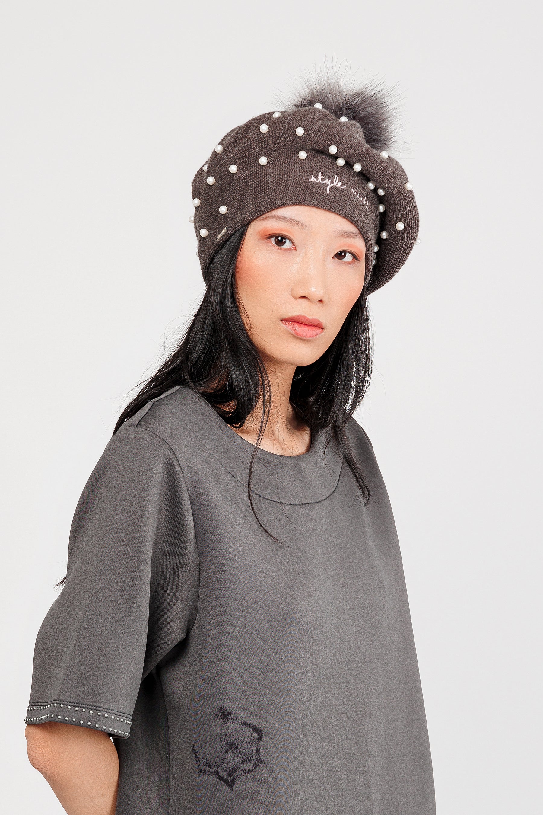 Berretto basco in maglia Real