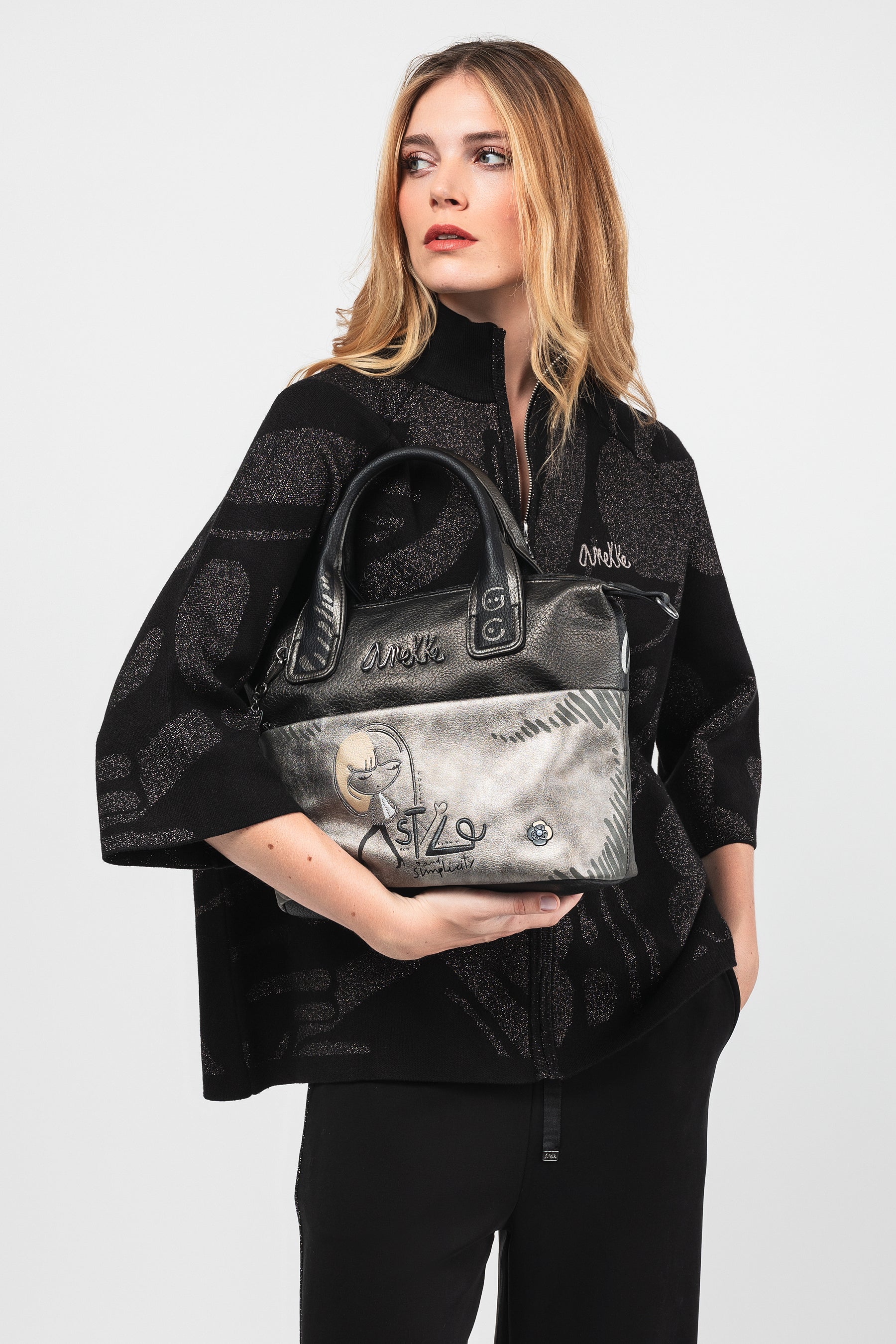 Borsa piccola con manici Nature Koko
